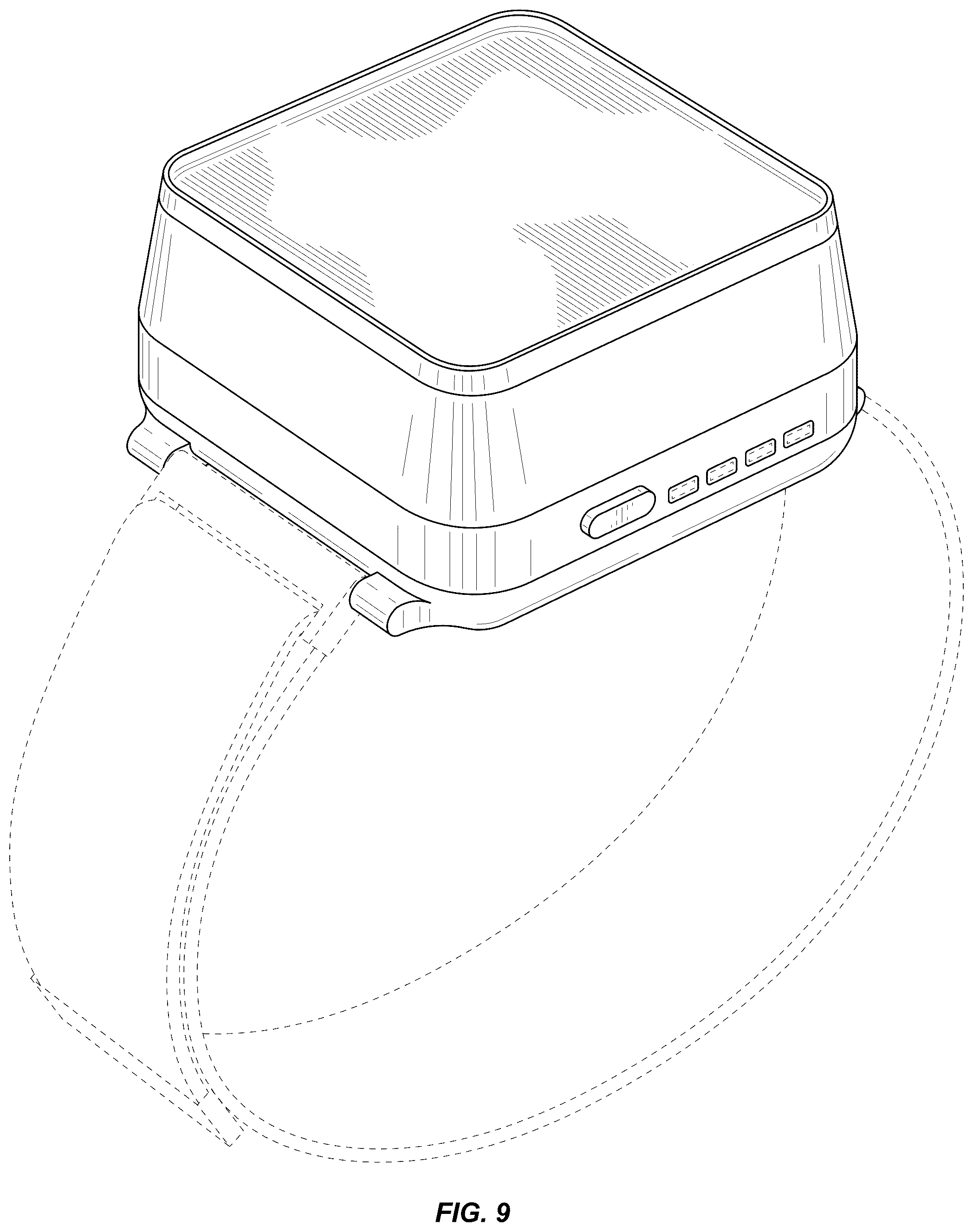 Patent USD1043665 Figure 6 – Light therapy device