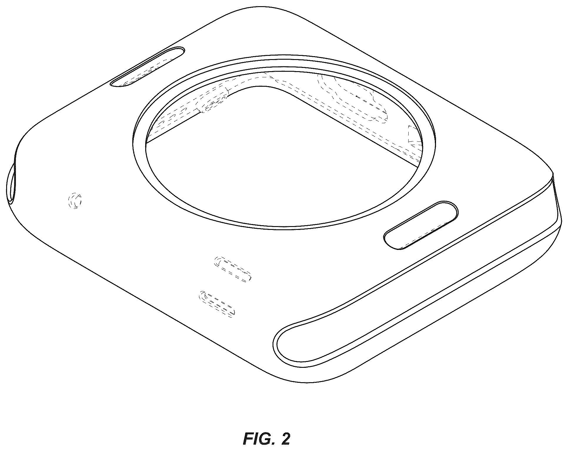 Patent USD1043666 Figure 2 – Housing for an electronic device