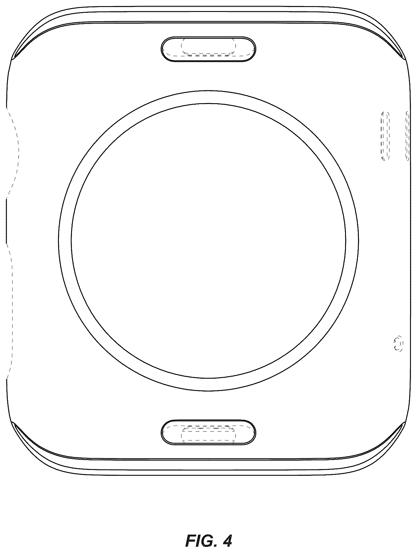 Patent USD1043666 Figure 4 – Housing for an electronic device