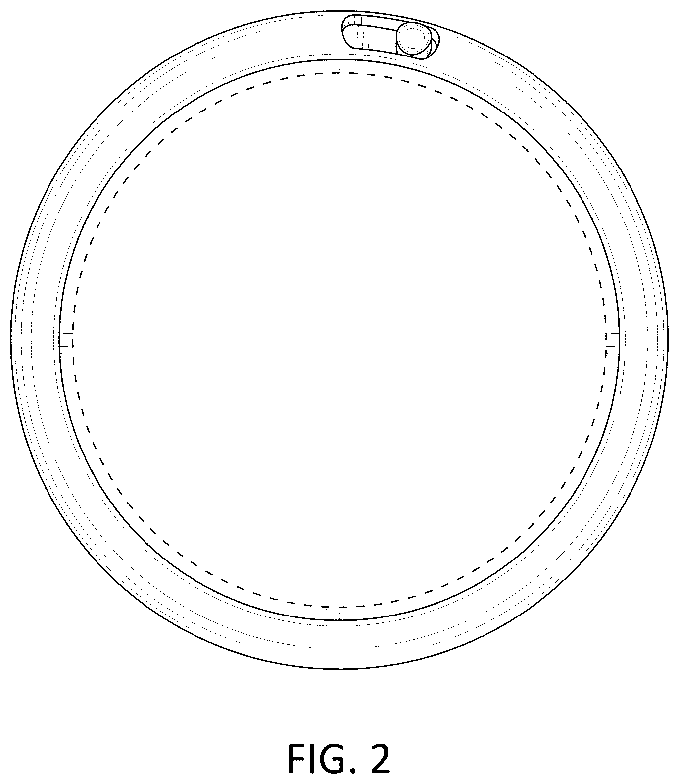 Patent USD1043667 Figure 2 – Smart ring