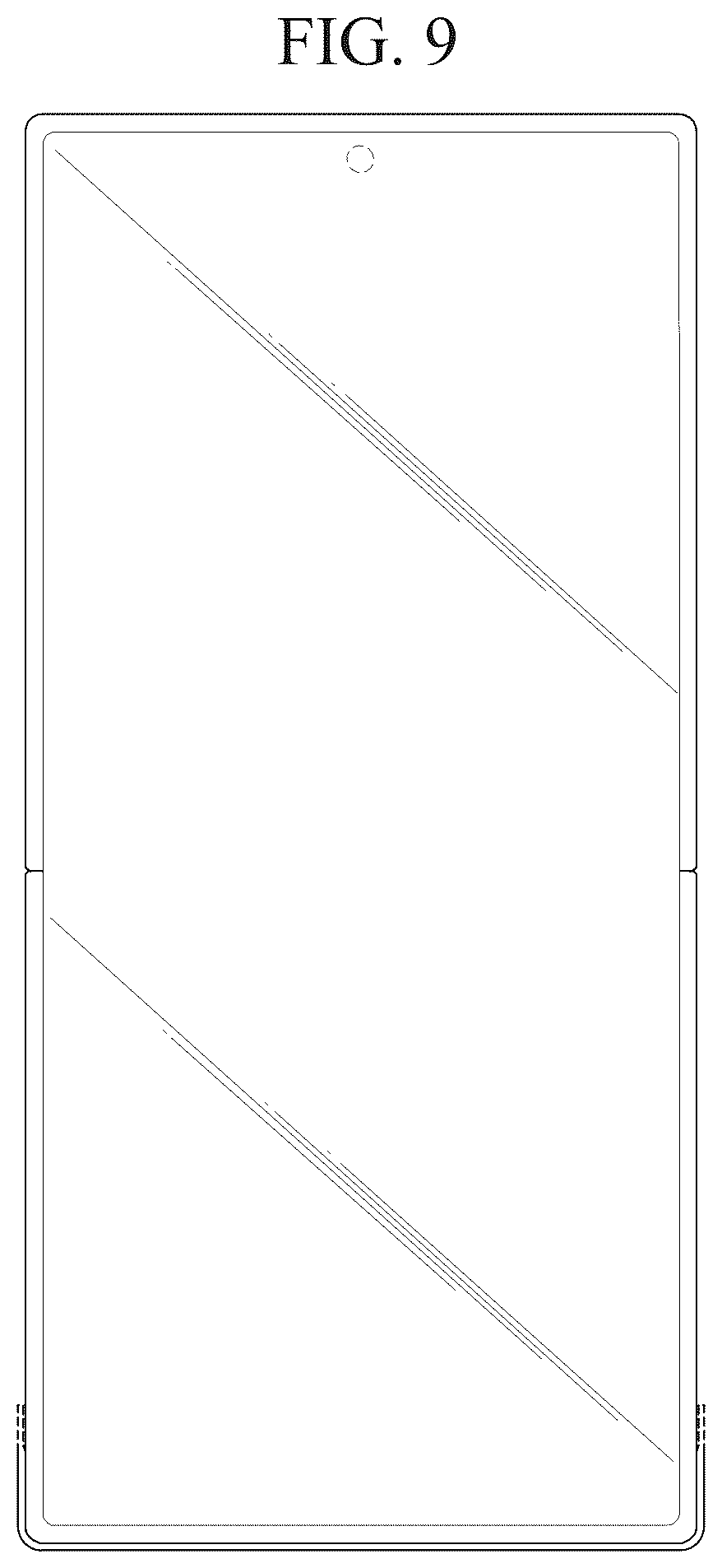 Patent USD1043668 Figure 7 – Display device