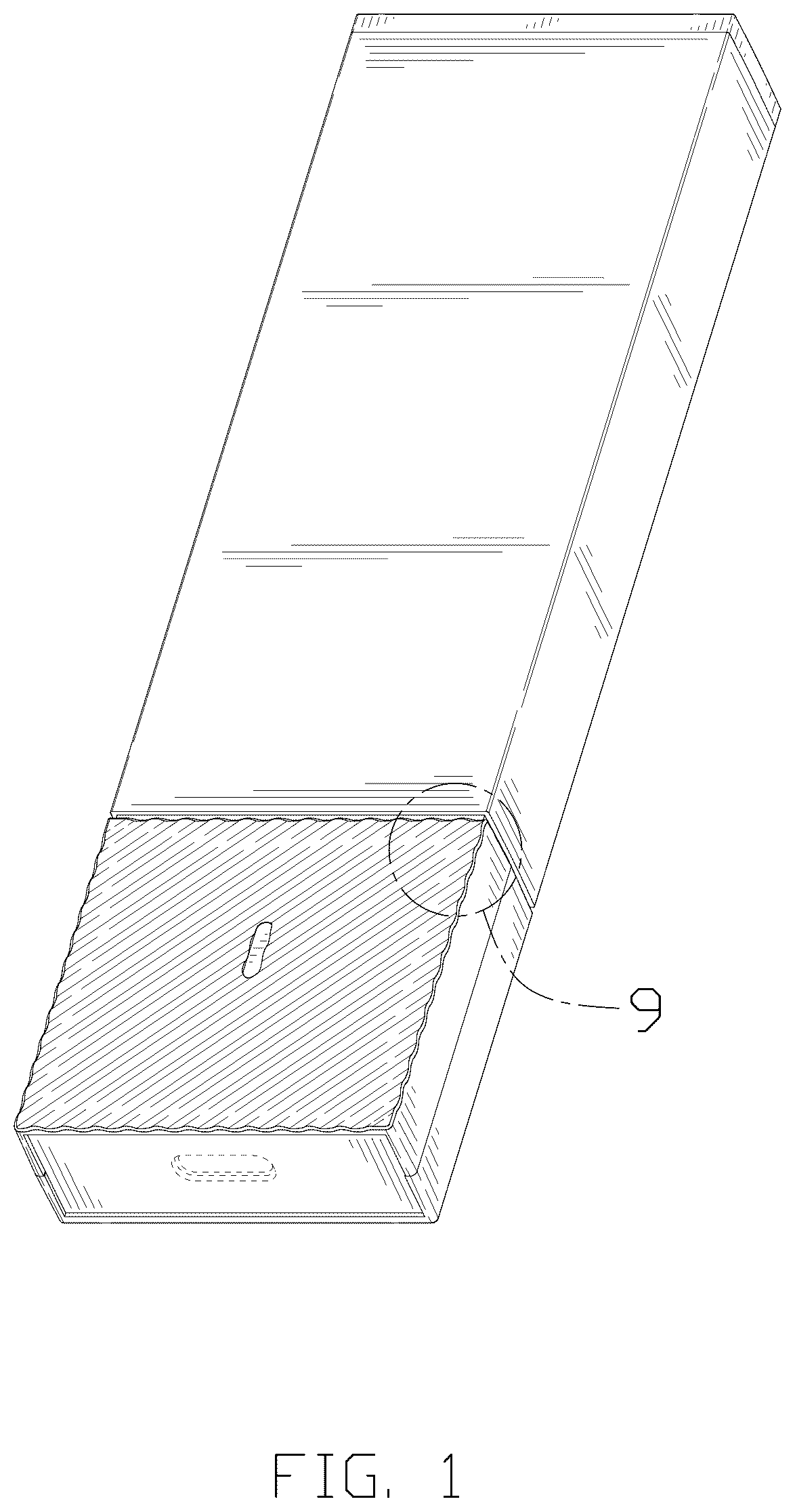 Patent USD1043671 — Hard disk drive — Figure 1