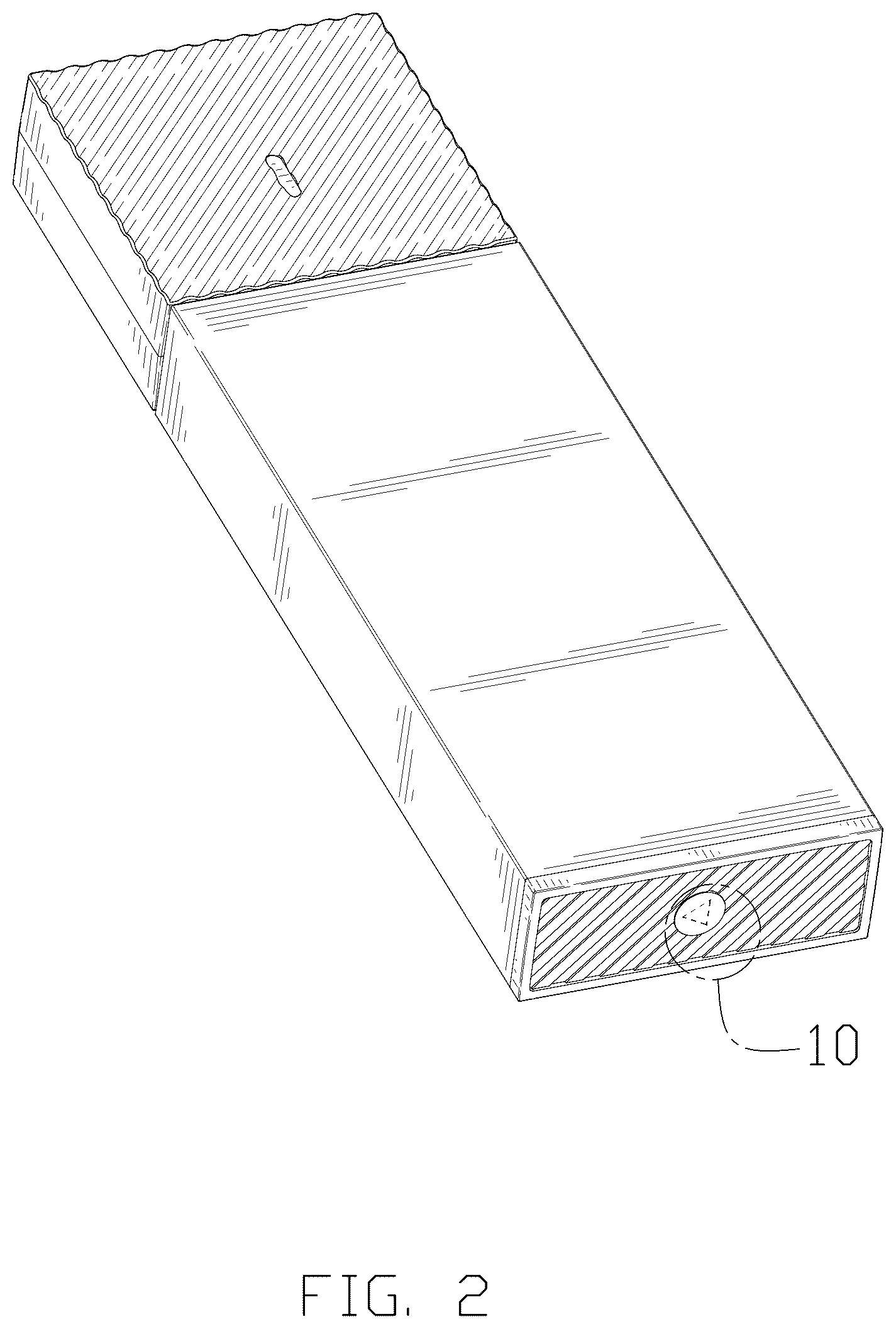 Patent USD1043671 Figure 2 – Hard disk drive