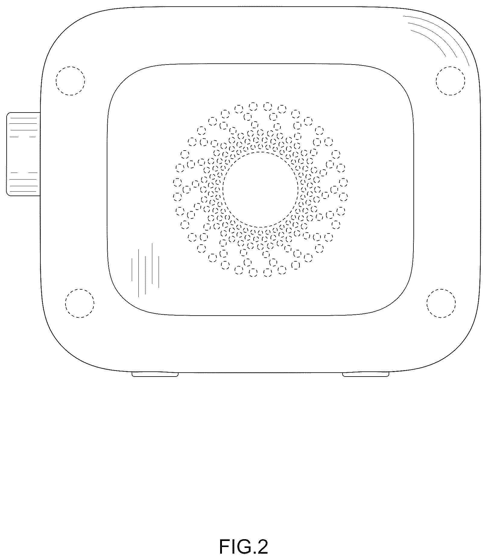 Patent USD1043673 Figure 2 – Display device