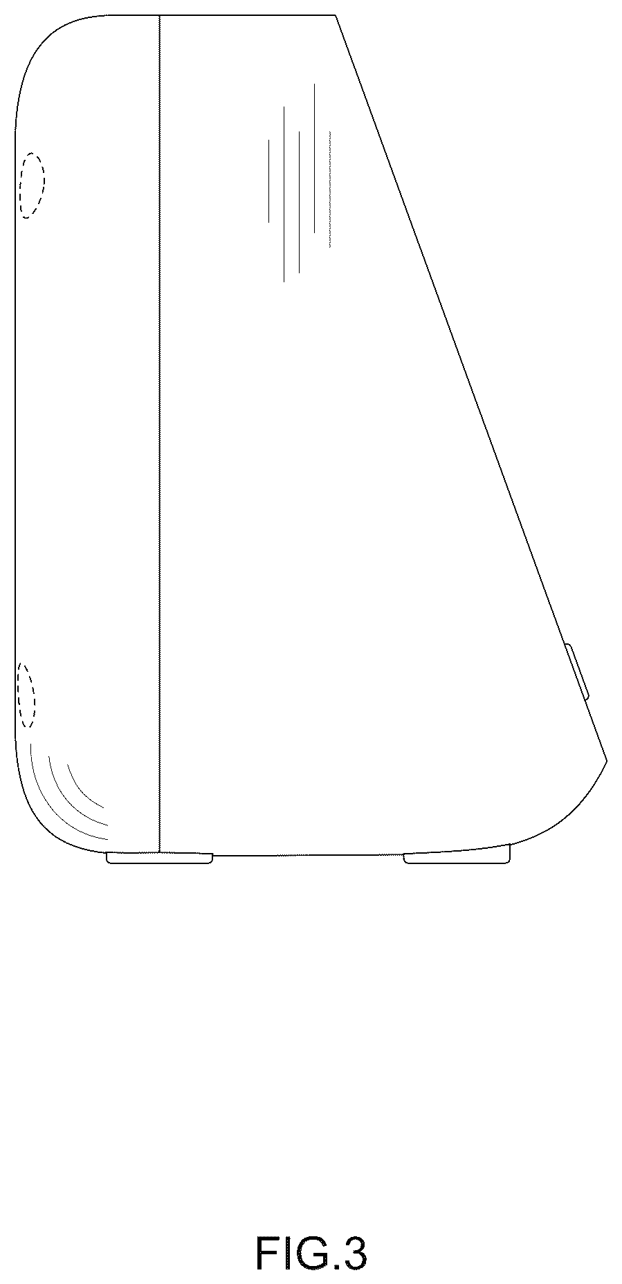 Patent USD1043673 Figure 3 – Display device