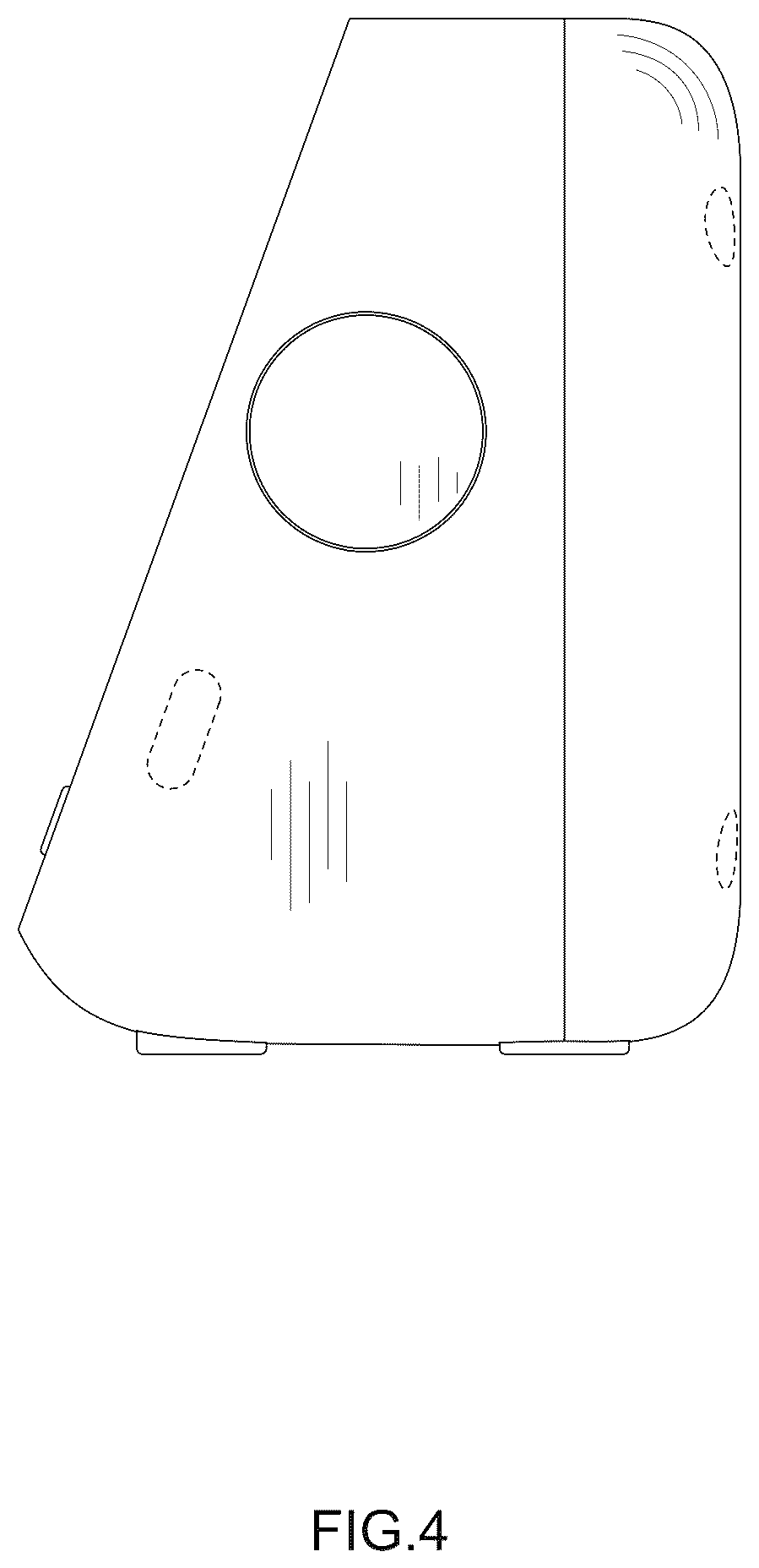 Patent USD1043673 Figure 4 – Display device