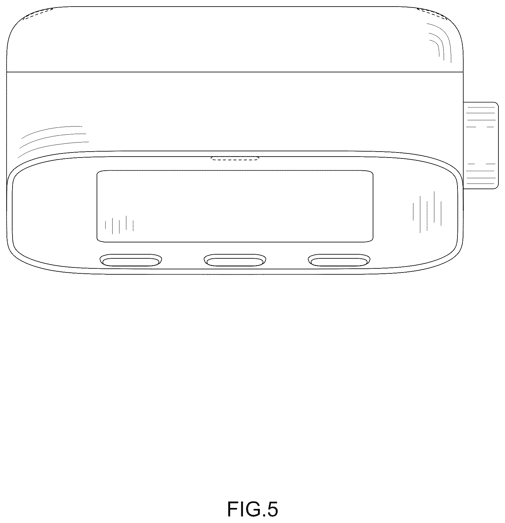 Patent USD1043673 Figure 5 – Display device