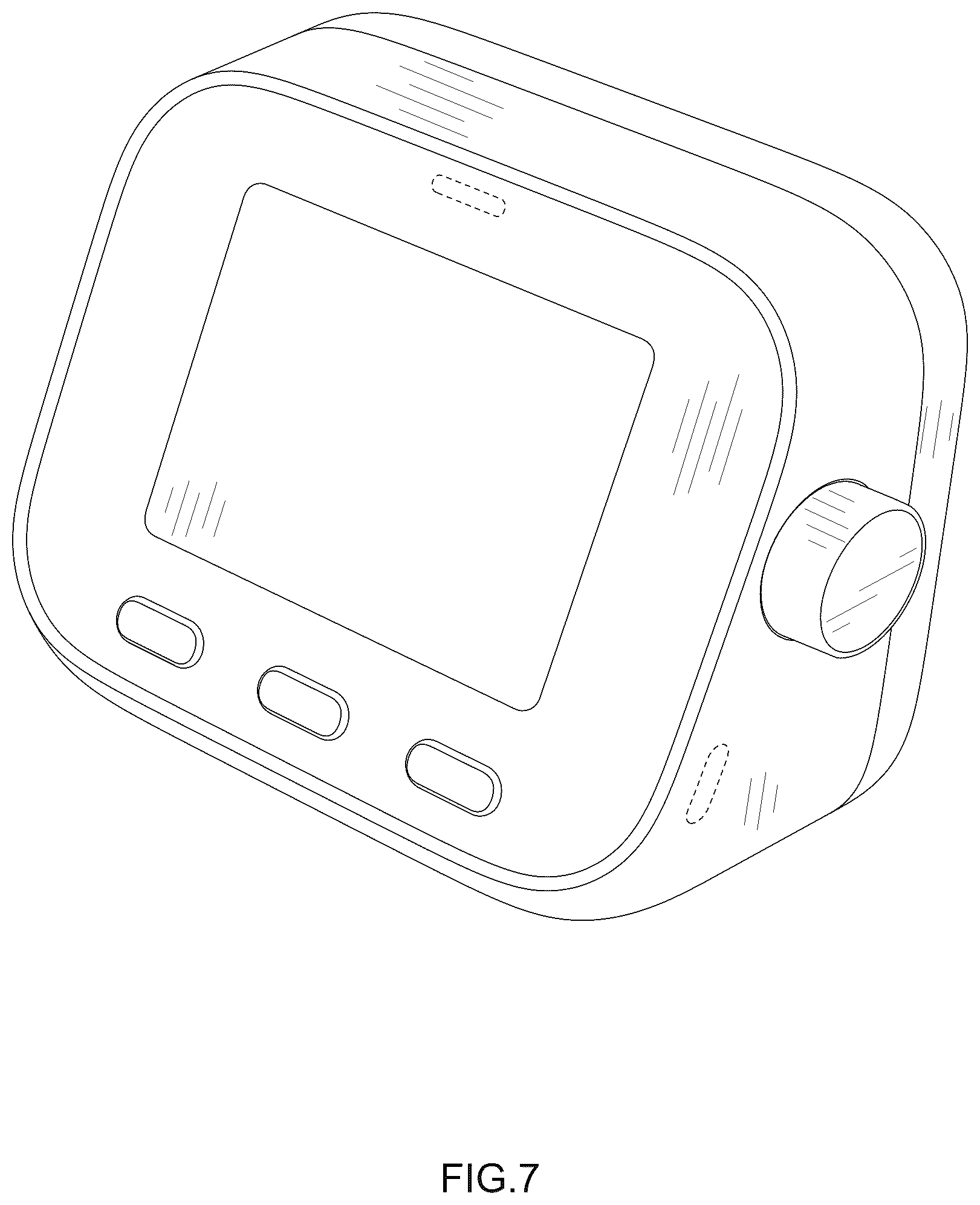 Patent USD1043673 Figure 7 – Display device