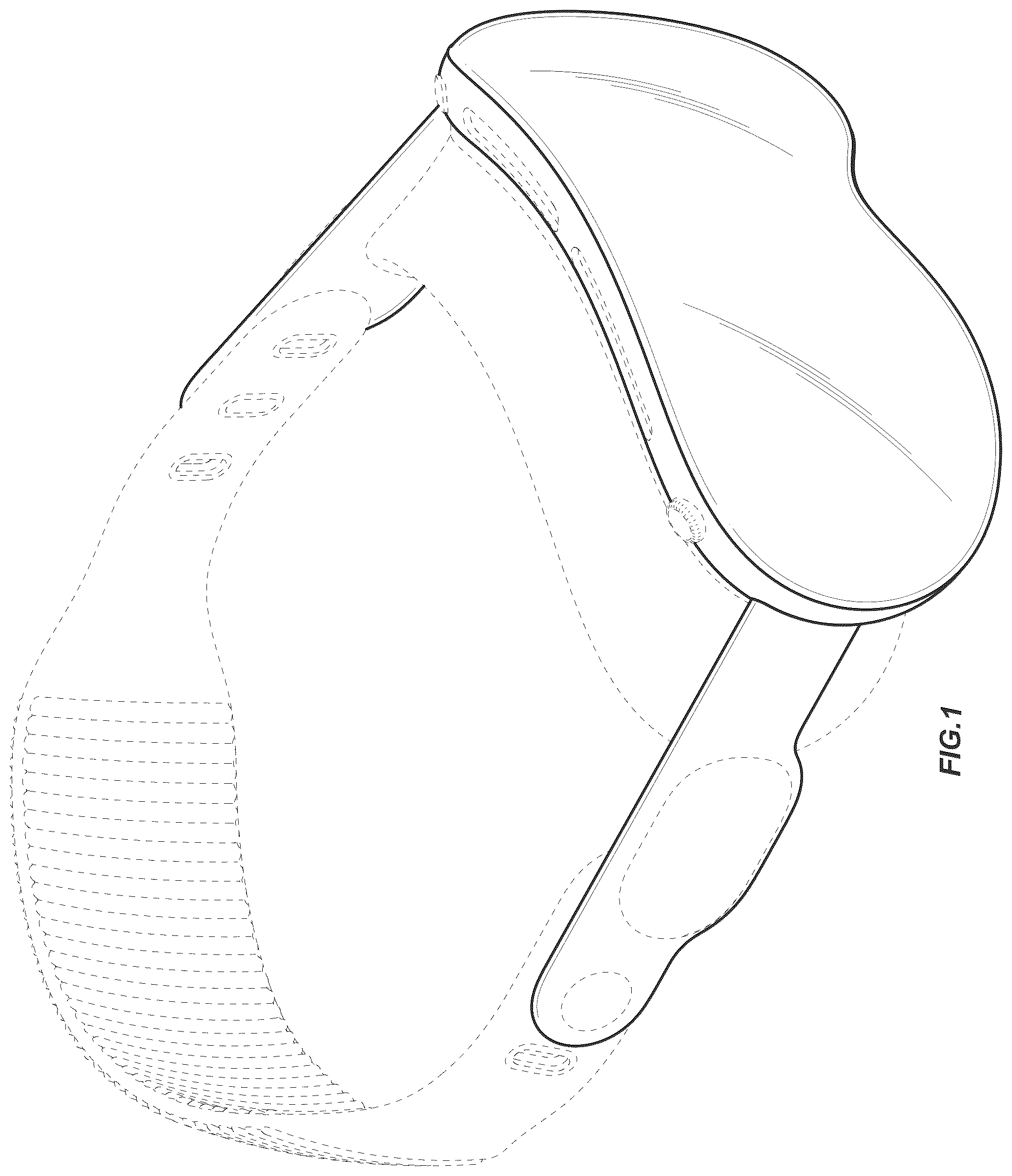 Patent USD1043674 — Head-mounted display — Figure 1