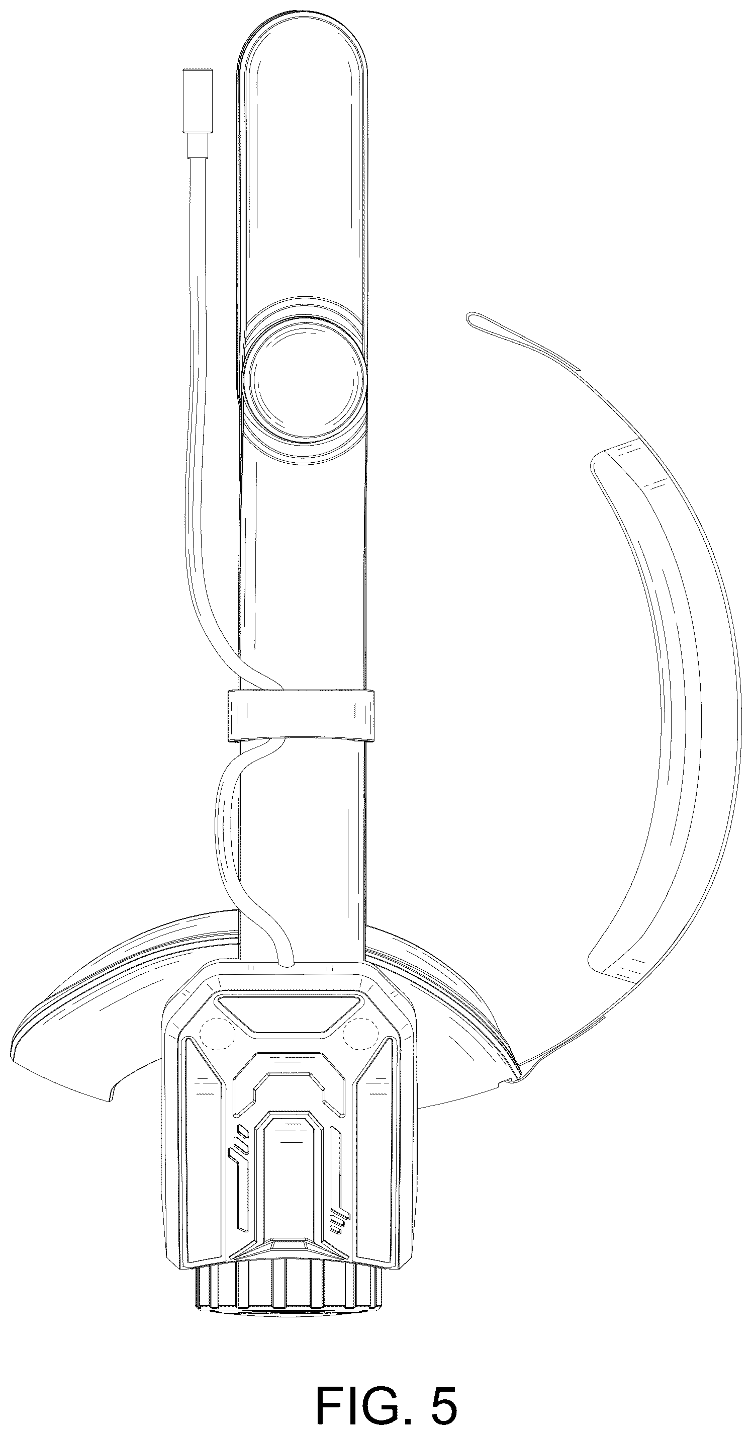 Patent USD1043675 Figure 5 – VR head strap