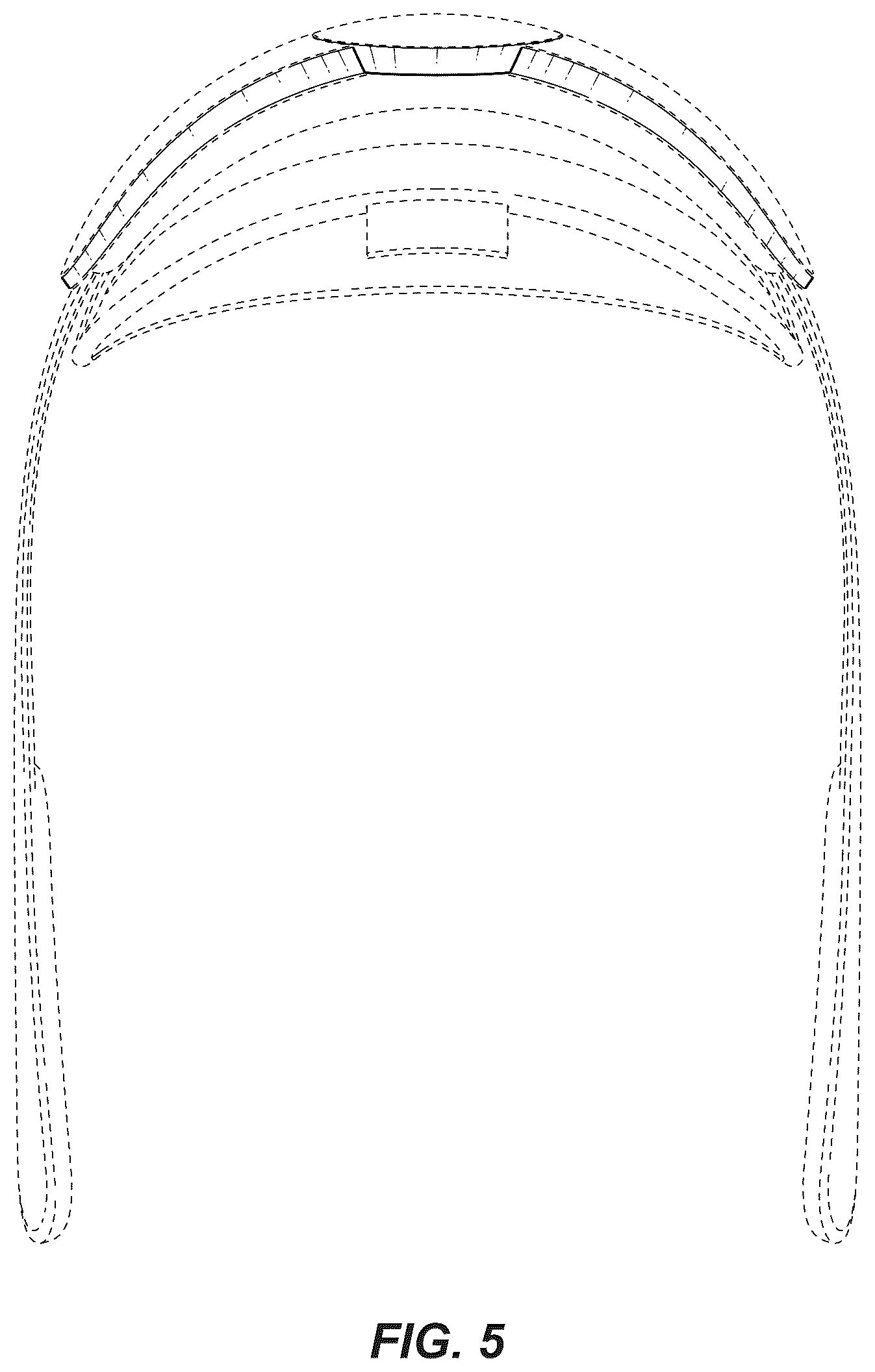 Patent USD1043676 Figure 4 – Headset strap