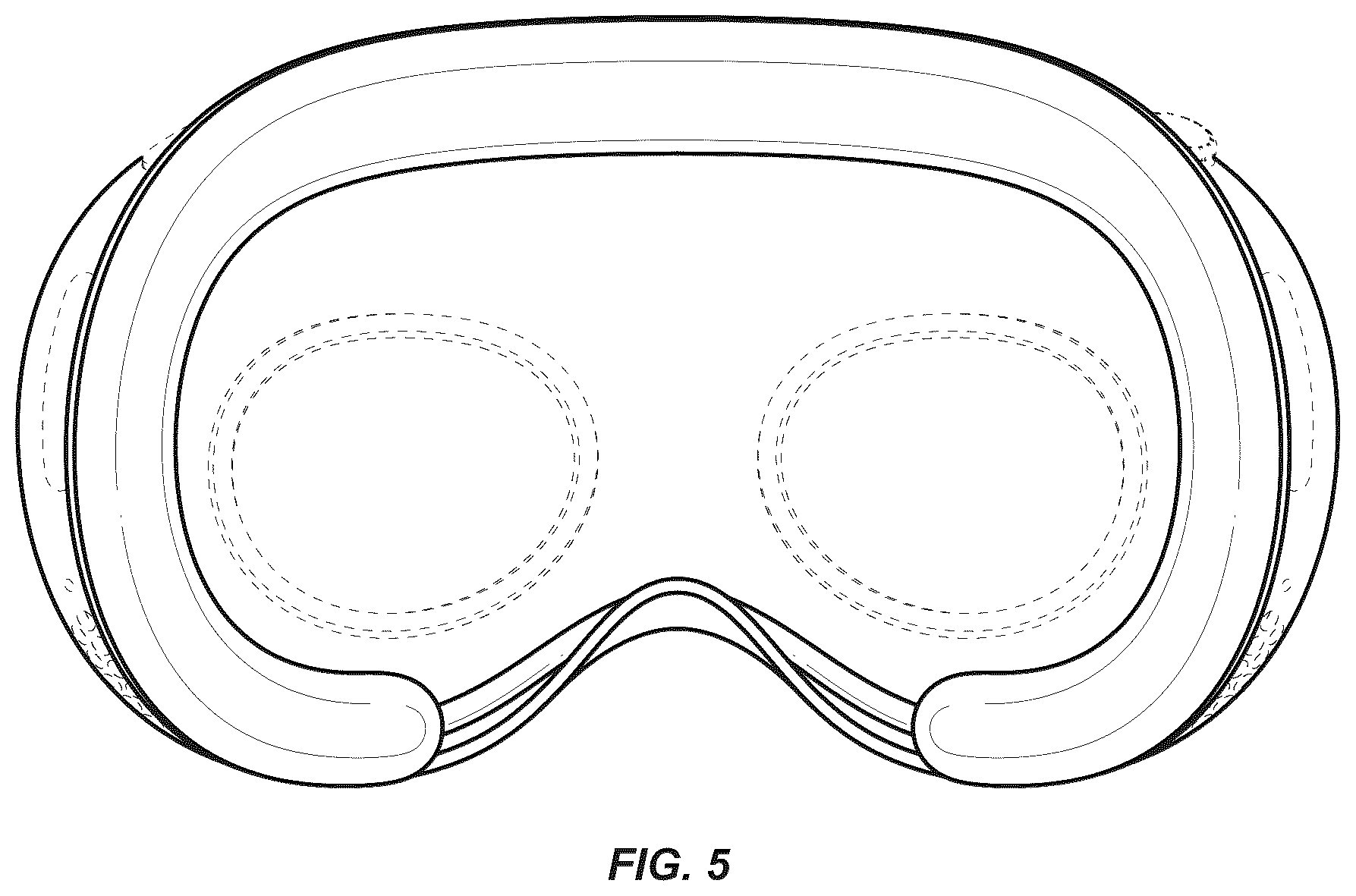 Patent USD1043677 Figure 4 – Head-mounted display