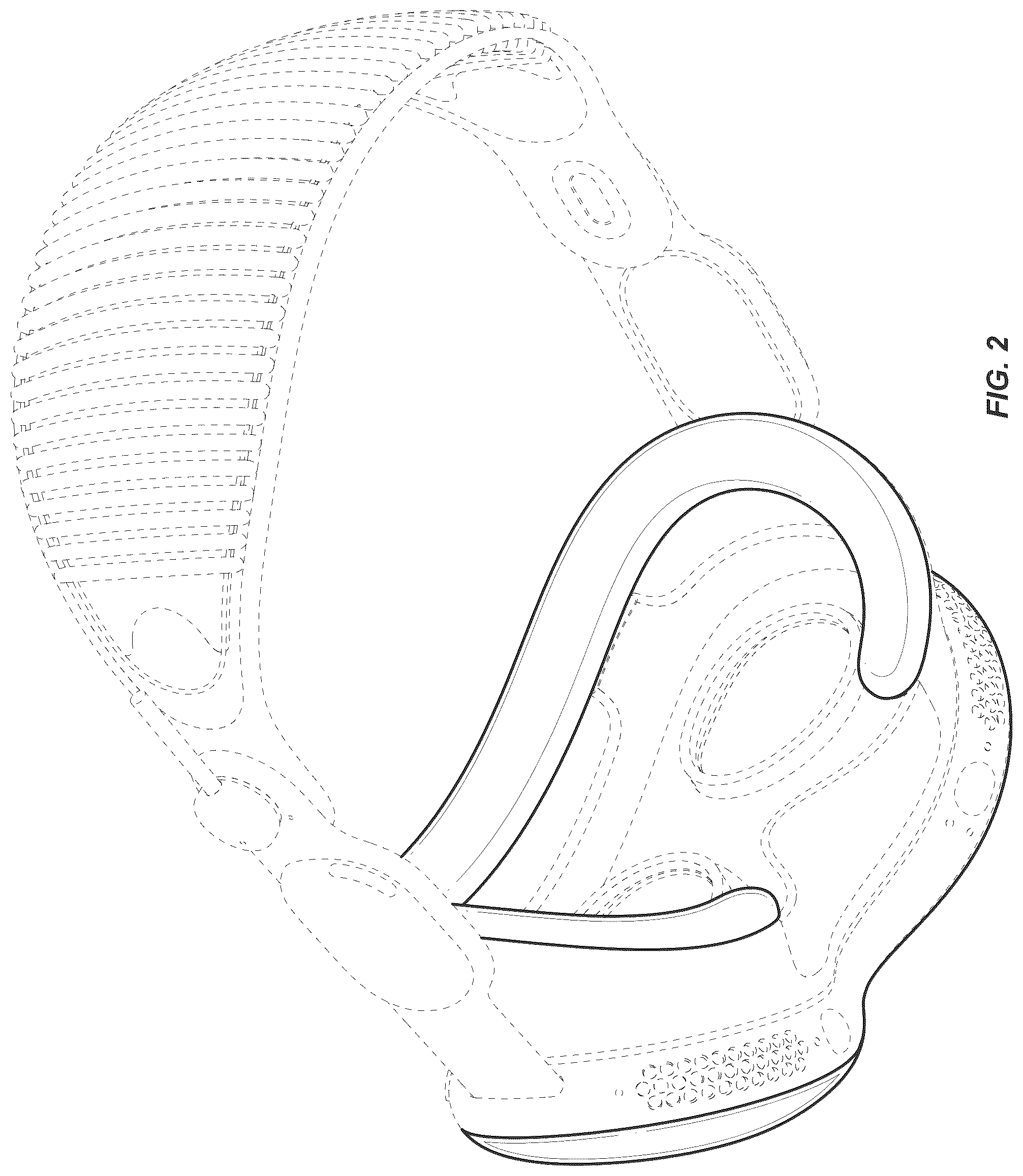 Patent USD1043678 Figure 2 – Head-mounted display