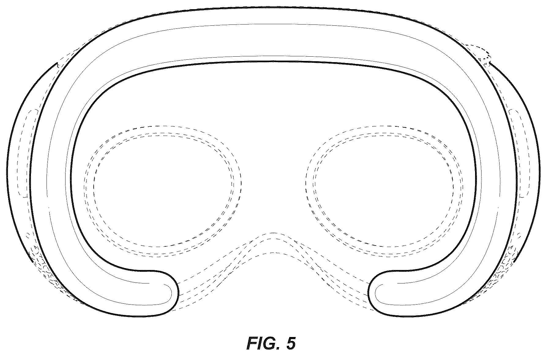 Patent USD1043678 Figure 4 – Head-mounted display