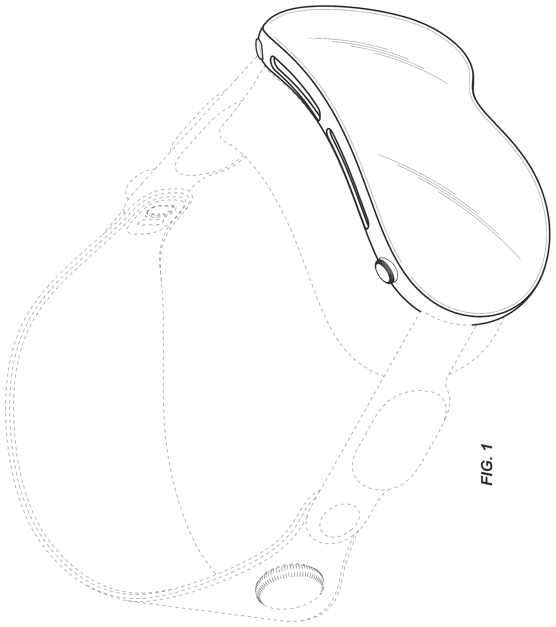 Patent USD1043680 Figure 1 – Head-mounted display