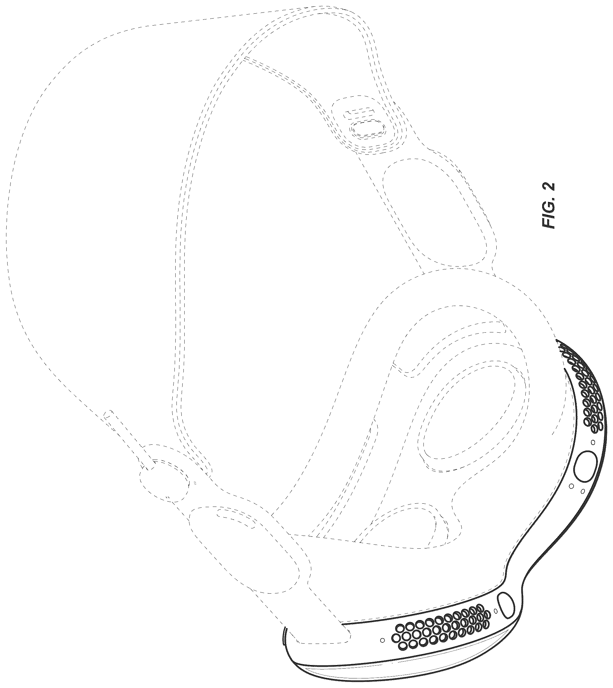 Patent USD1043680 Figure 2 – Head-mounted display