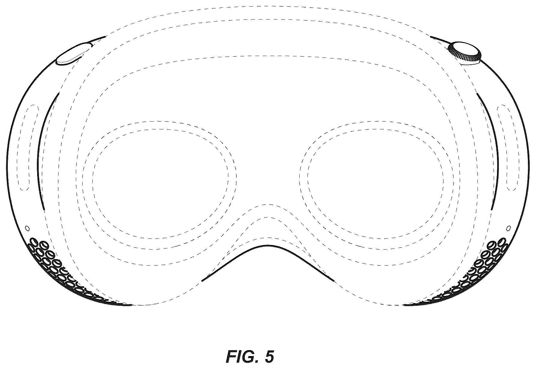 Patent USD1043680 Figure 4 – Head-mounted display