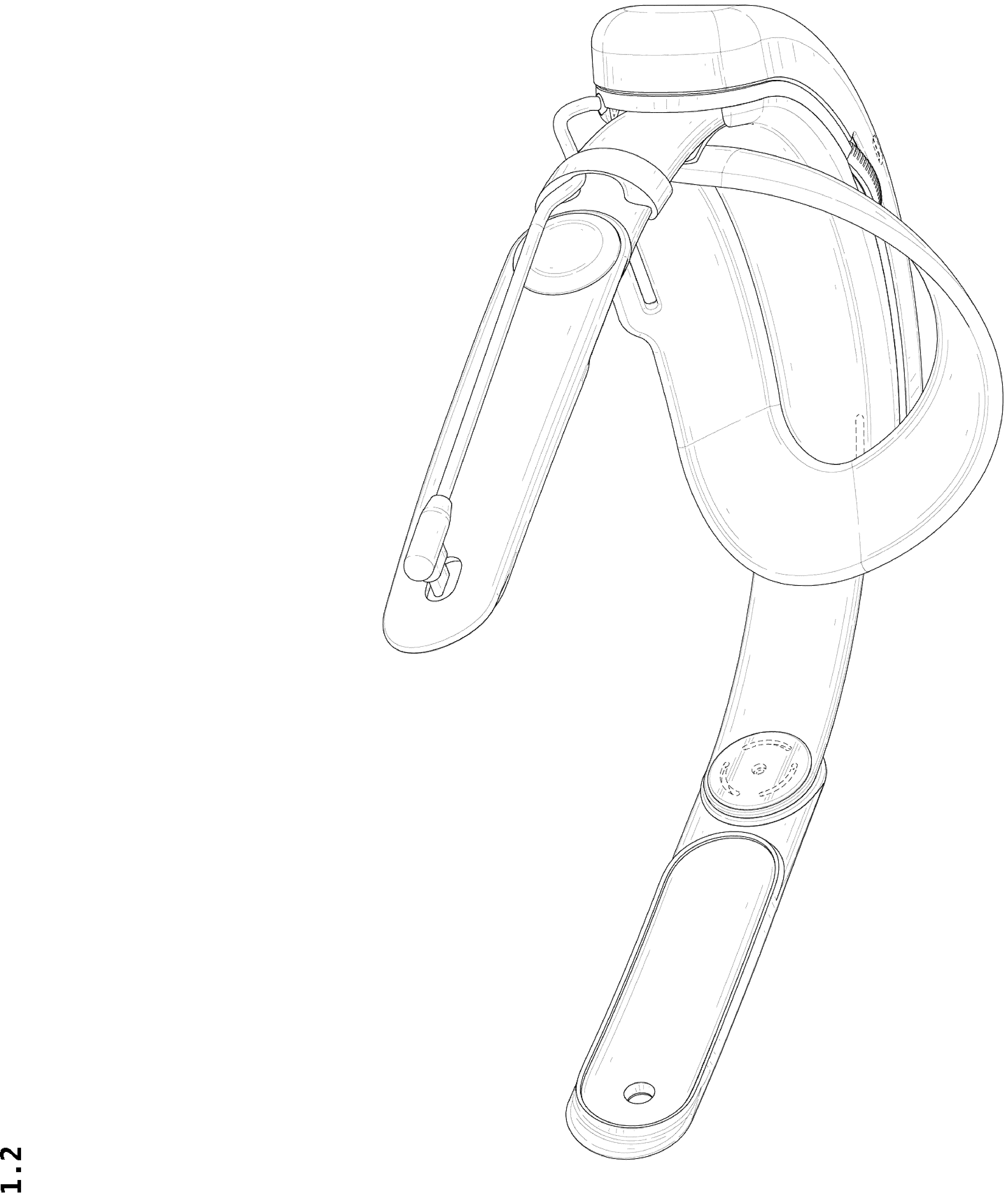 Patent USD1043681 Figure 2 – VR head strap