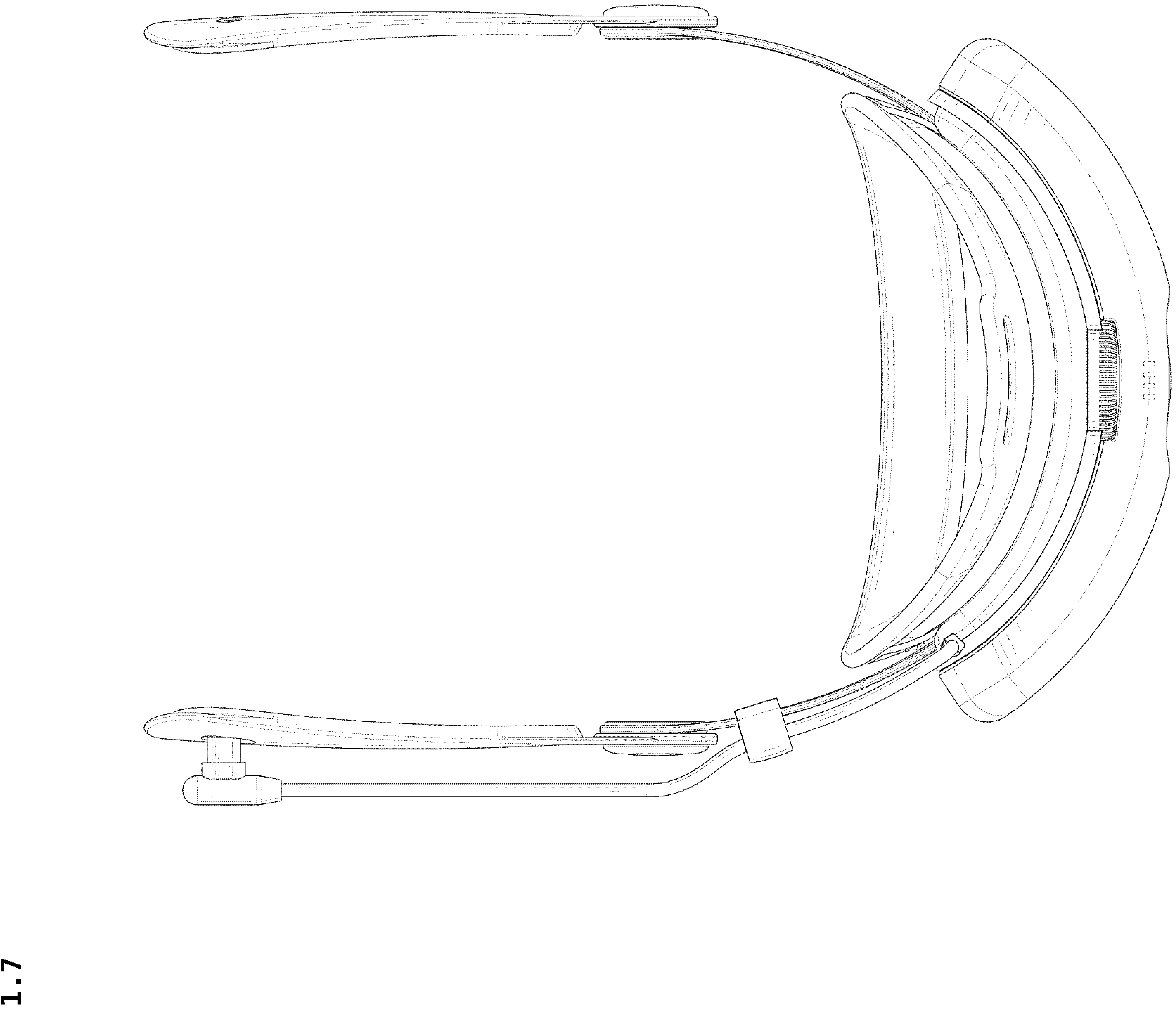Patent USD1043681 Figure 7 – VR head strap