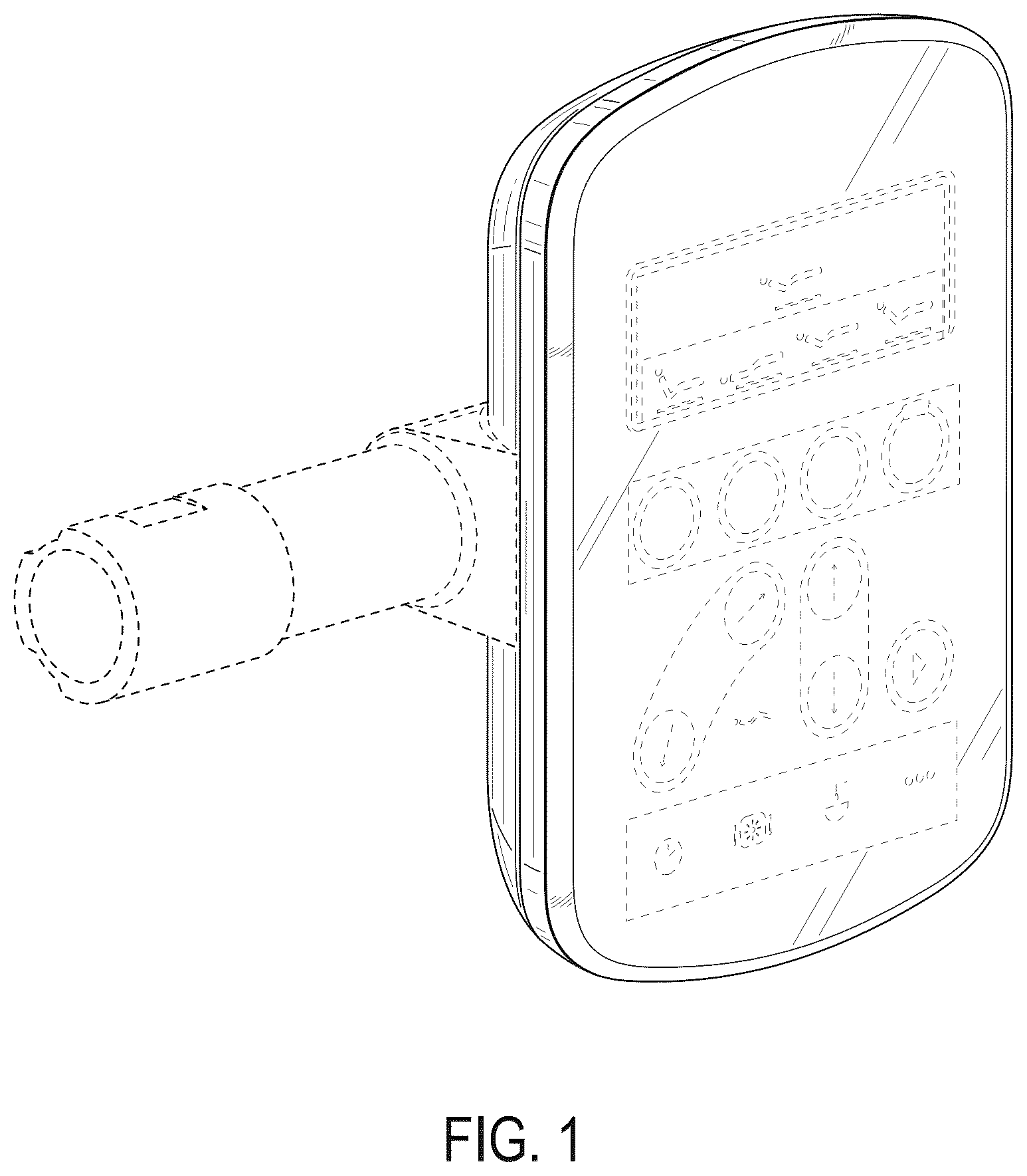 Patent USD1043683 — Interface device — Figure 1