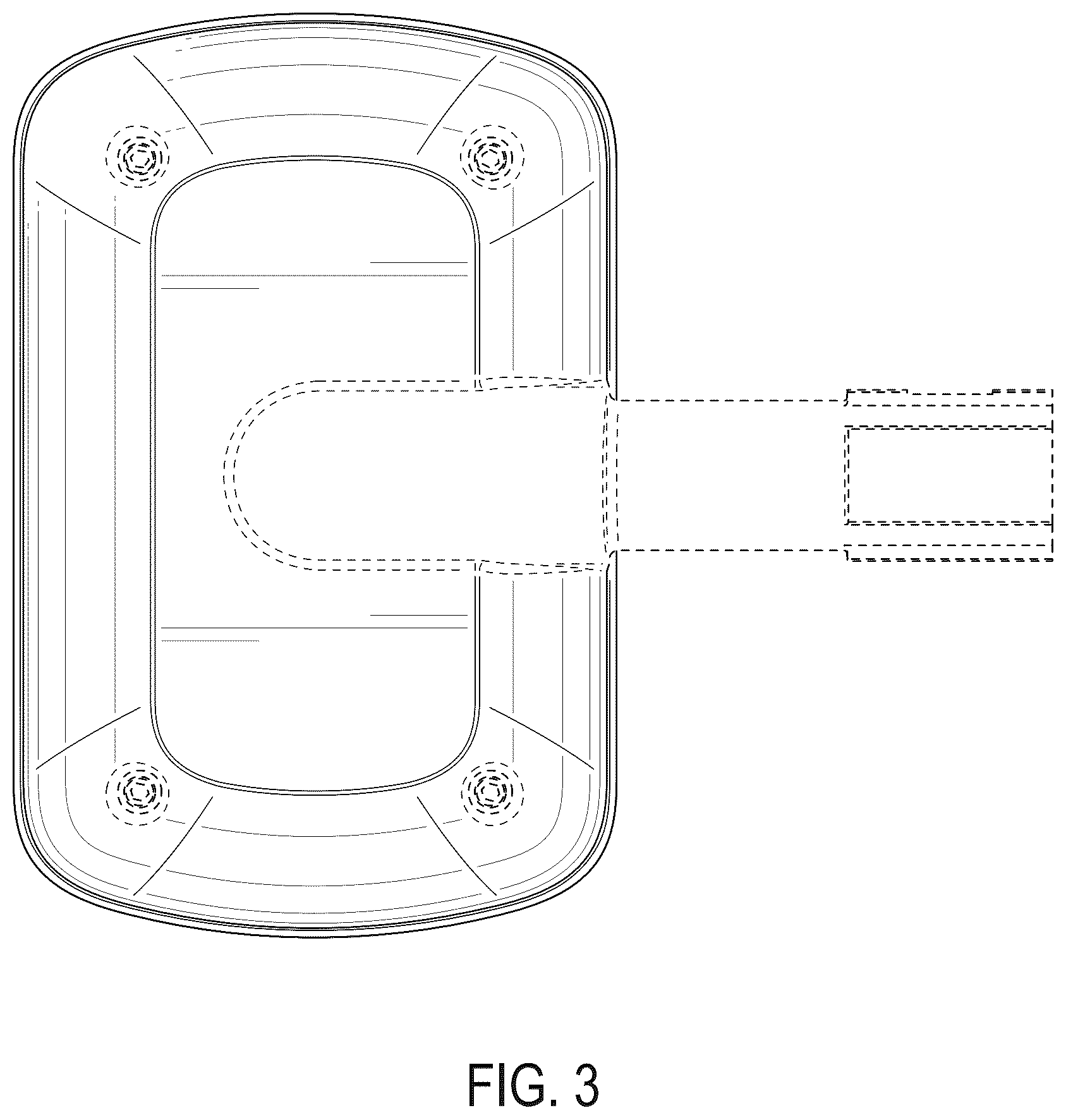 Patent USD1043683 Figure 3 – Interface device