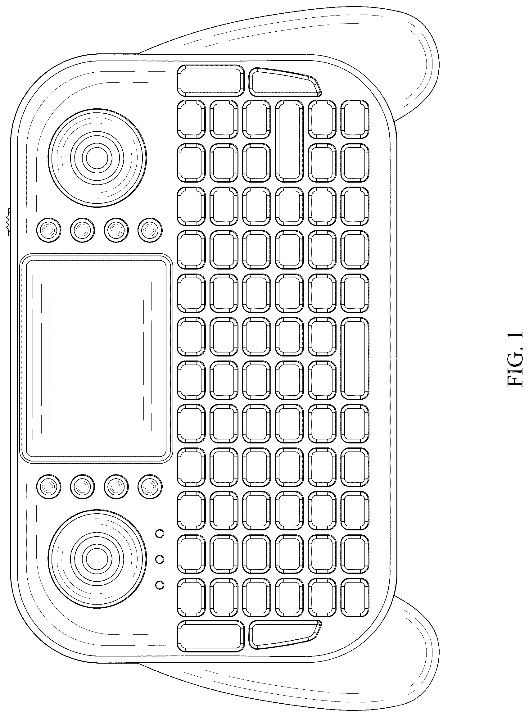 Patent USD1043684 Figure 1 – Keyboard