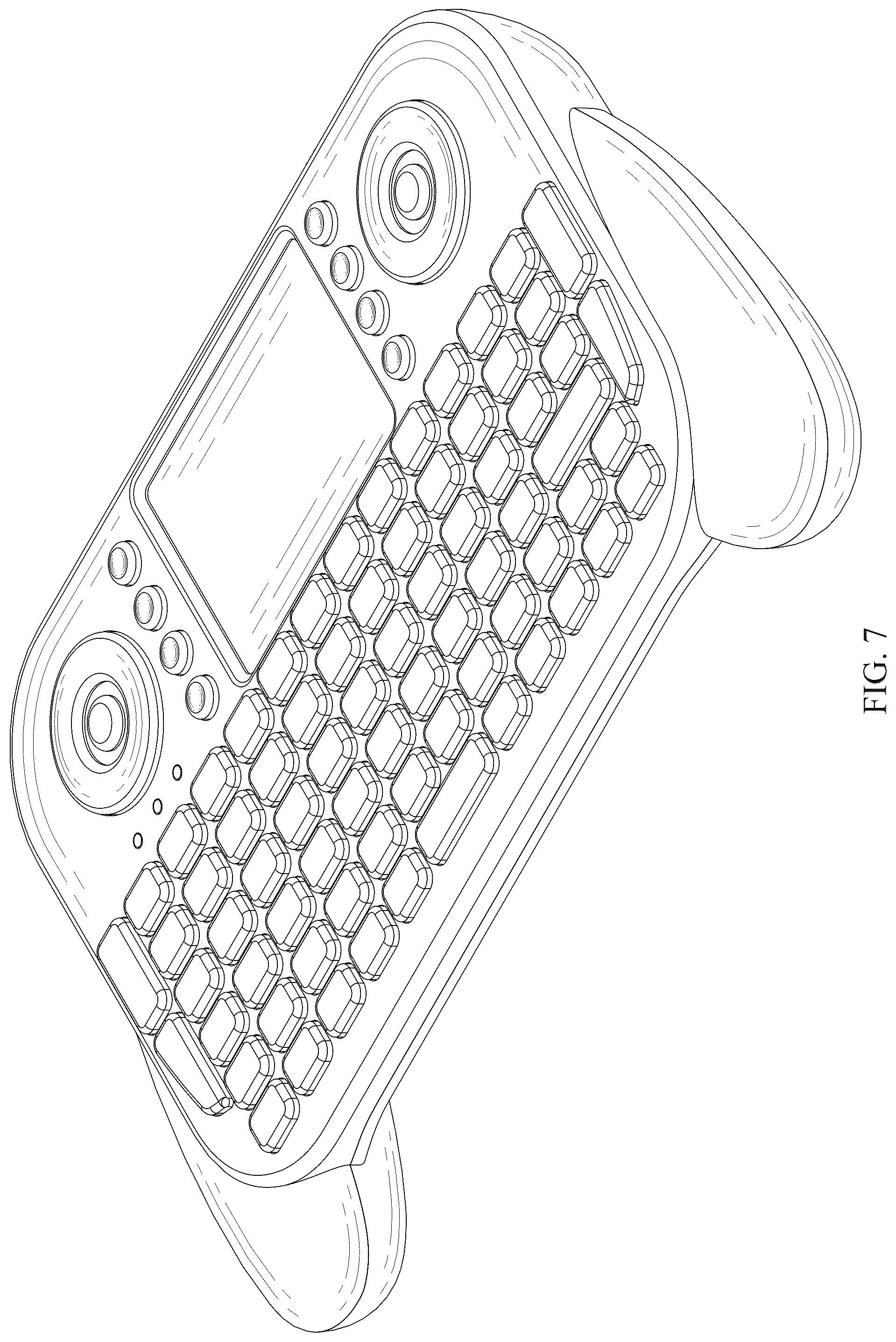 Patent USD1043684 Figure 7 – Keyboard