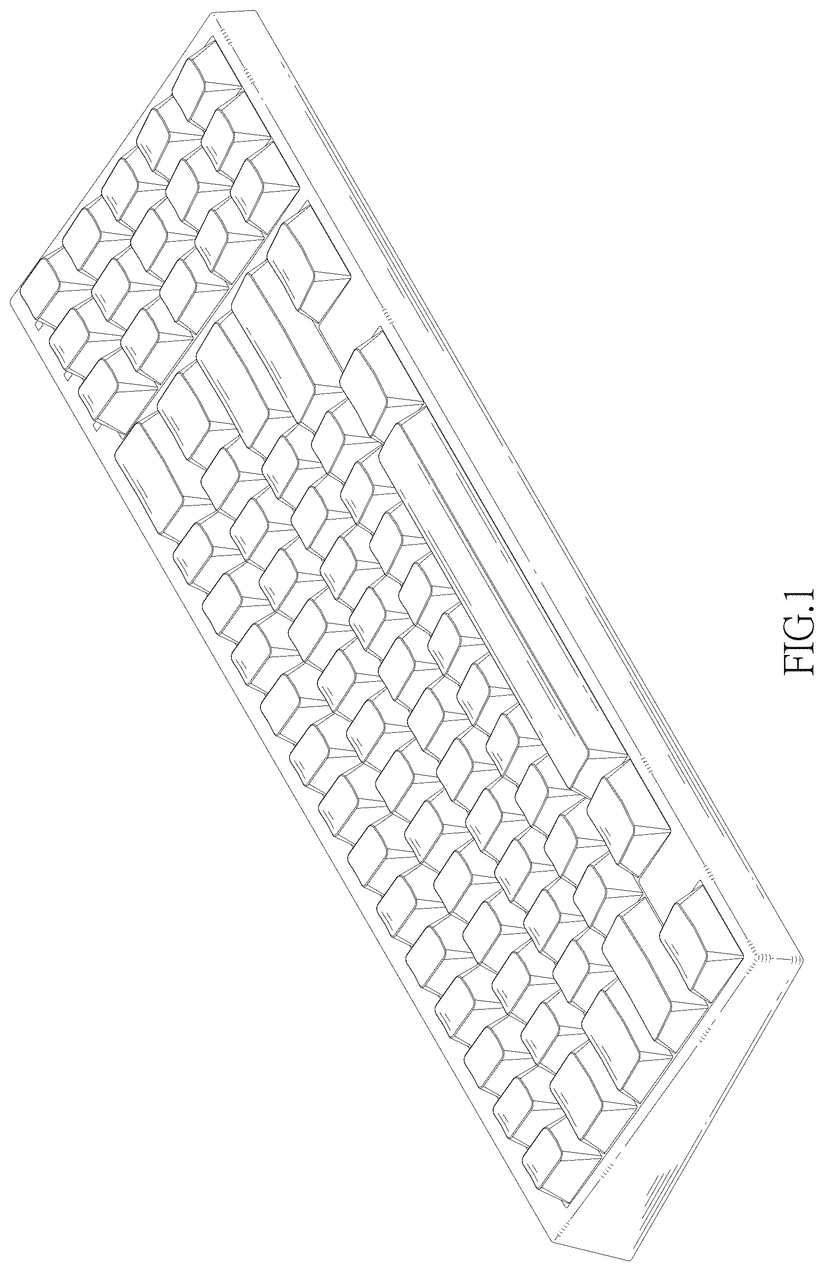 Patent USD1043685 Figure 1 – Keyboard