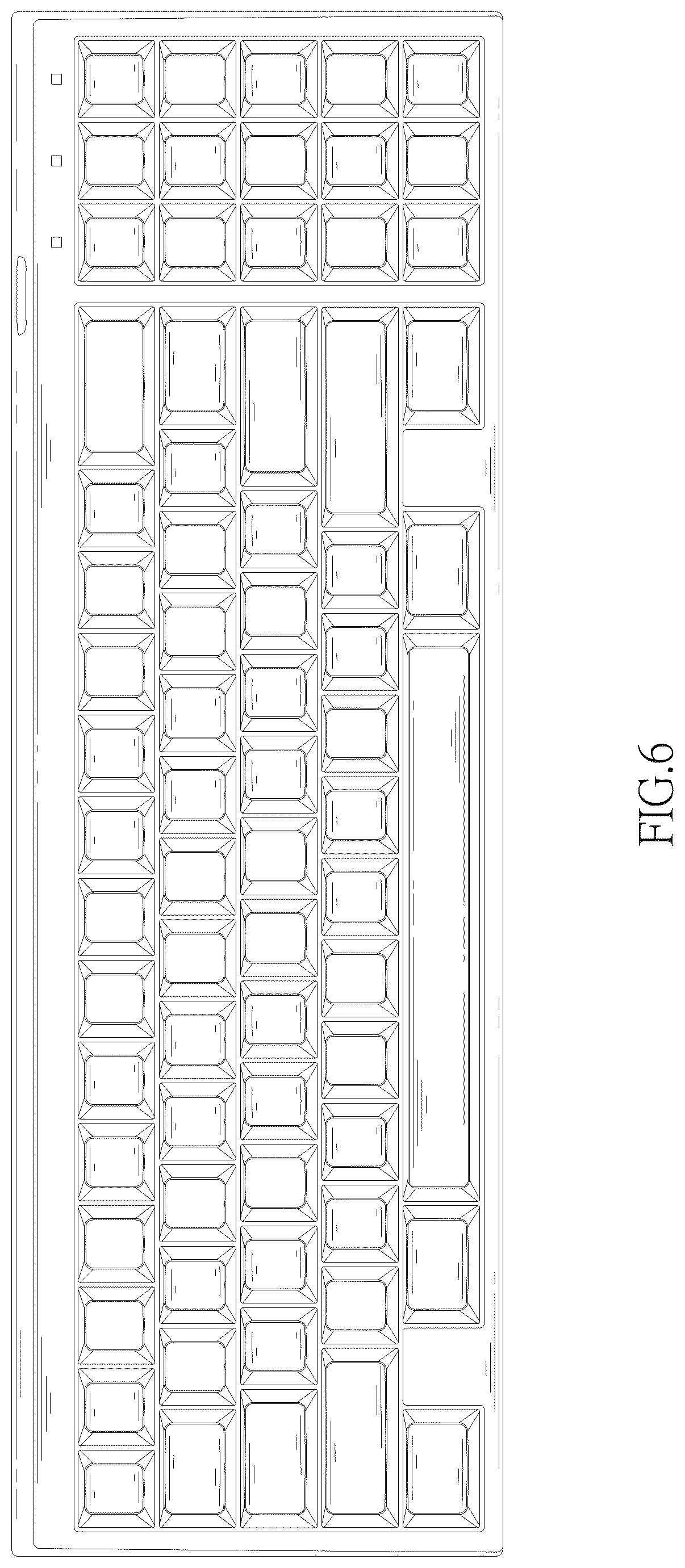 Patent USD1043685 Figure 5 – Keyboard