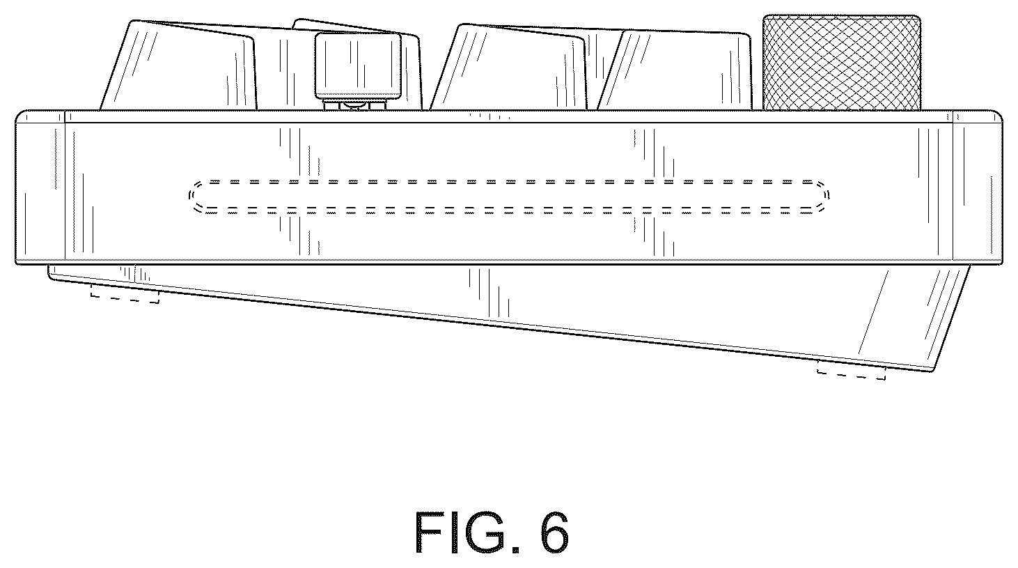 Patent USD1043686 Figure 6 – Computer keyboard