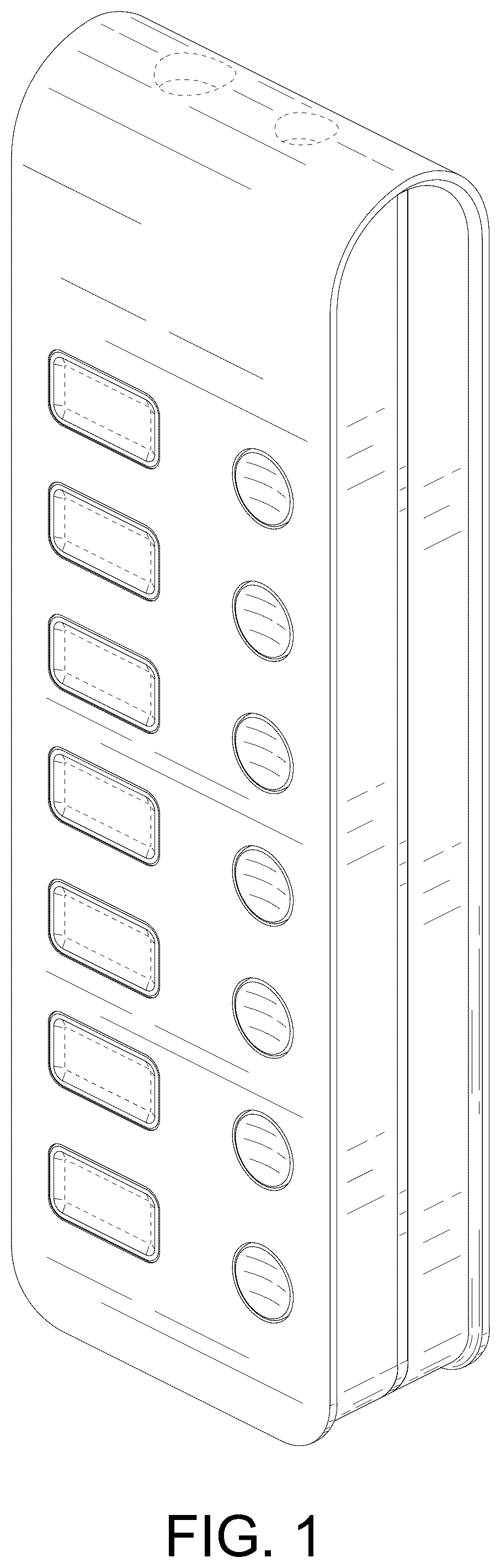 Patent USD1043690 Figure 1 – USB hub