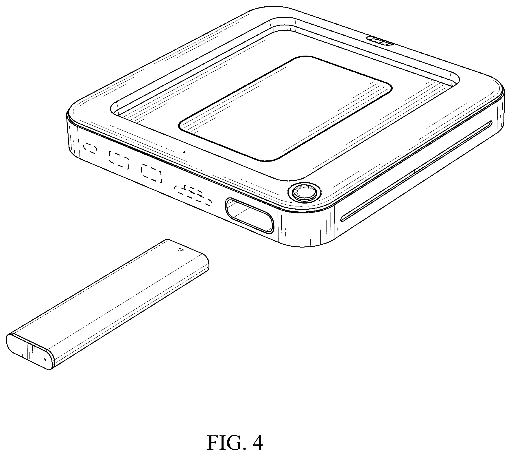 Patent USD1043691 Figure 4 – Multifunctional wireless charging dock assembly