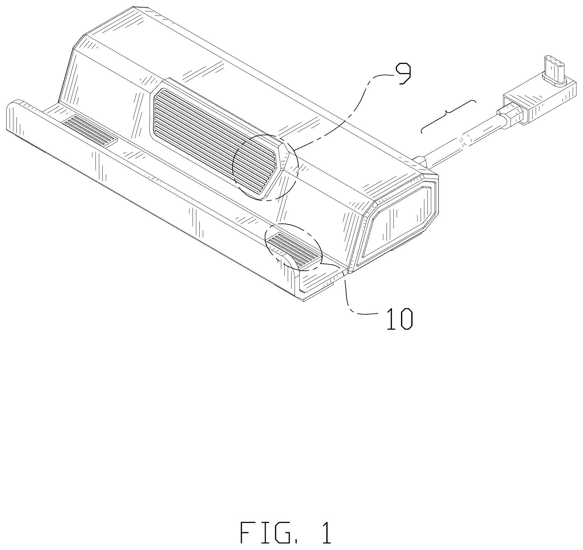 Patent USD1043693 Figure 1 – Hub