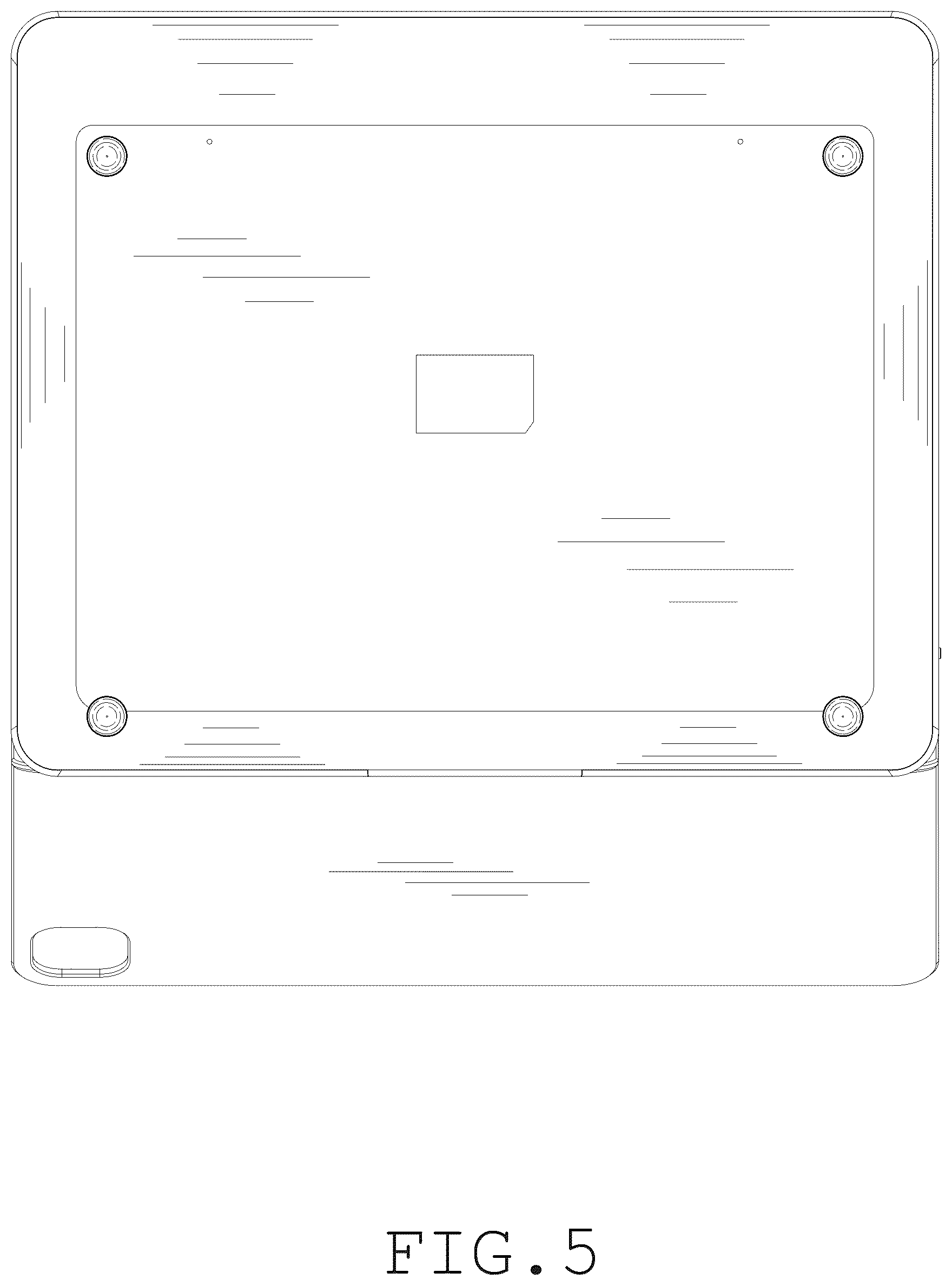 Patent USD1043694 Figure 5 – Wireless keyboard for tablet