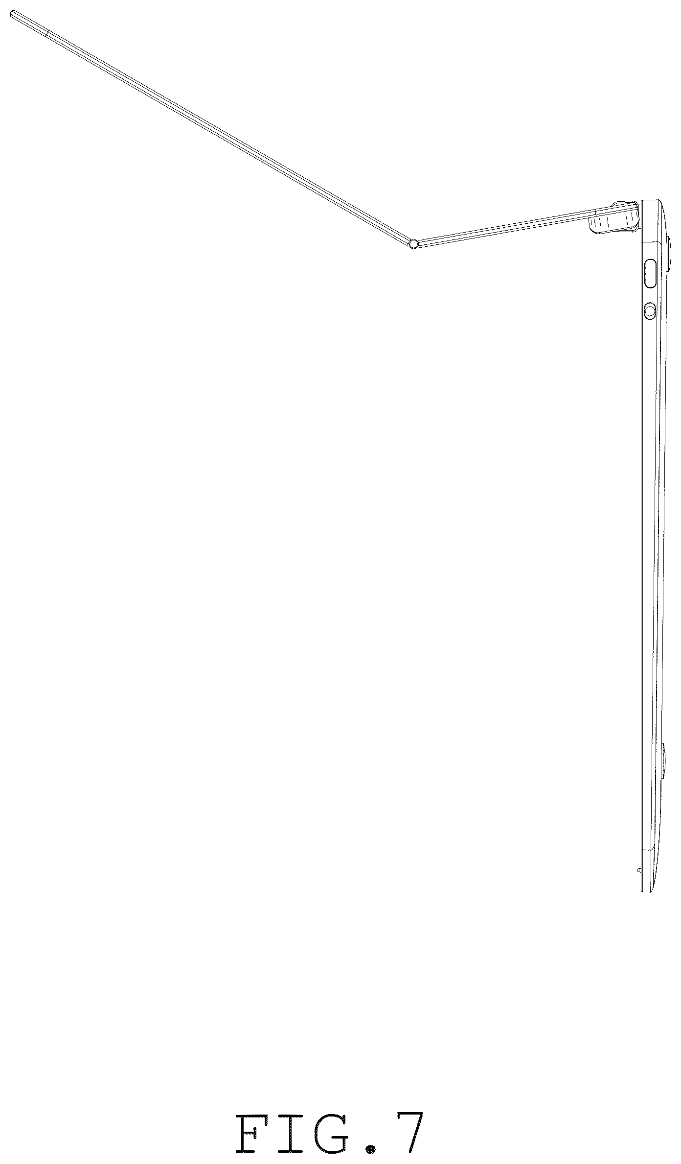 Patent USD1043694 Figure 7 – Wireless keyboard for tablet