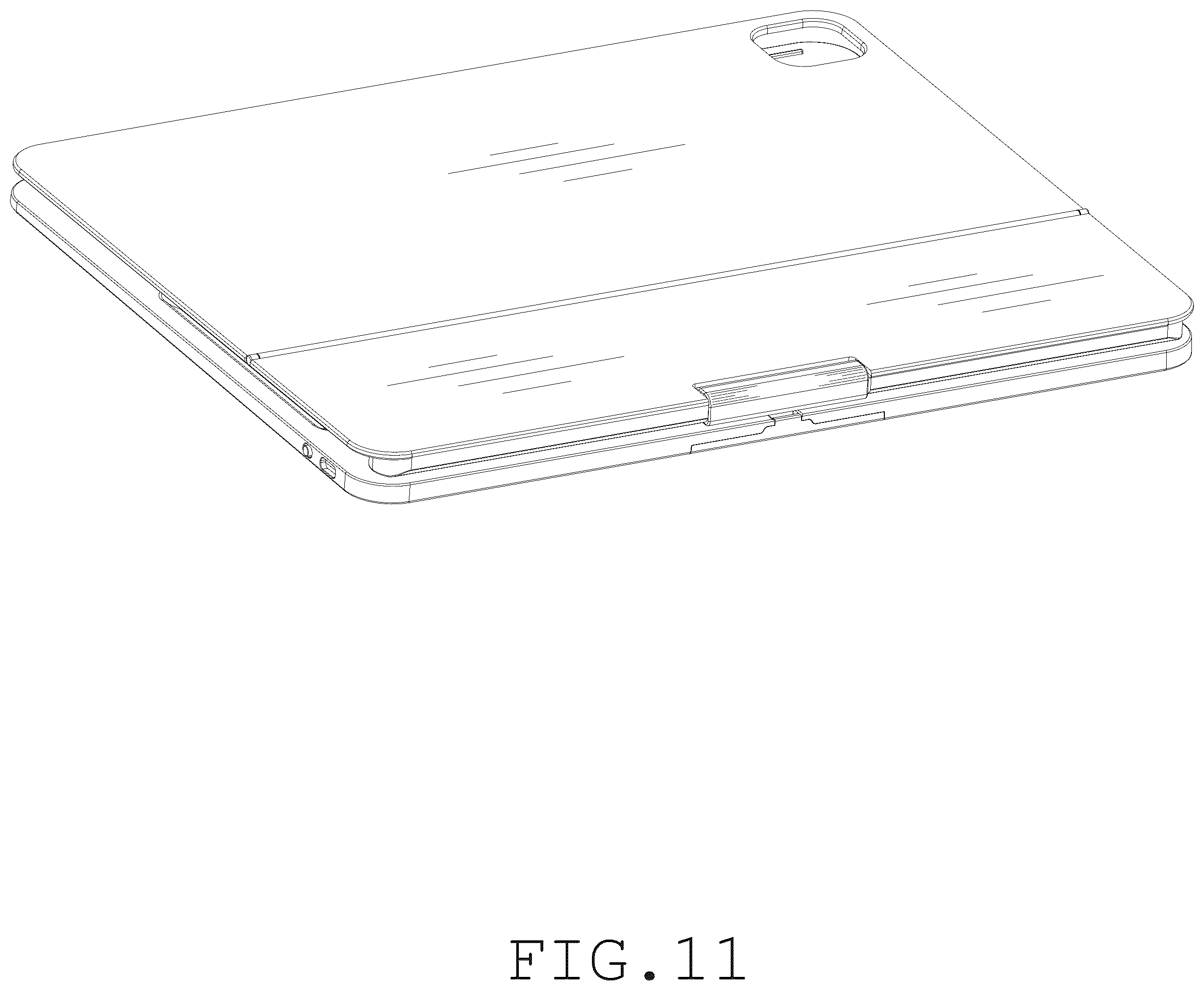 Patent USD1043694 Figure 11 – Wireless keyboard for tablet