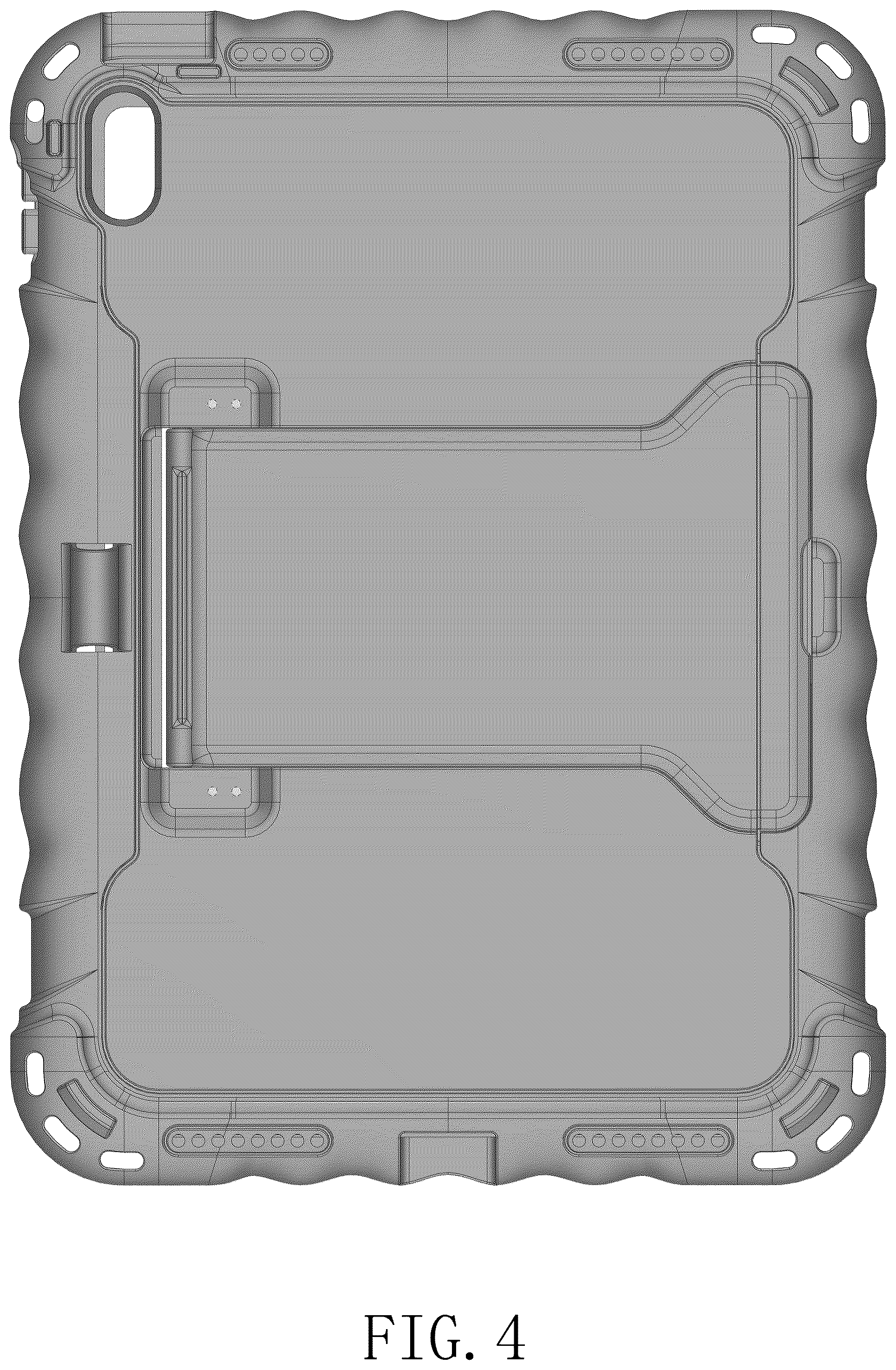 Patent USD1043695 Figure 4 – Protective case for tablet