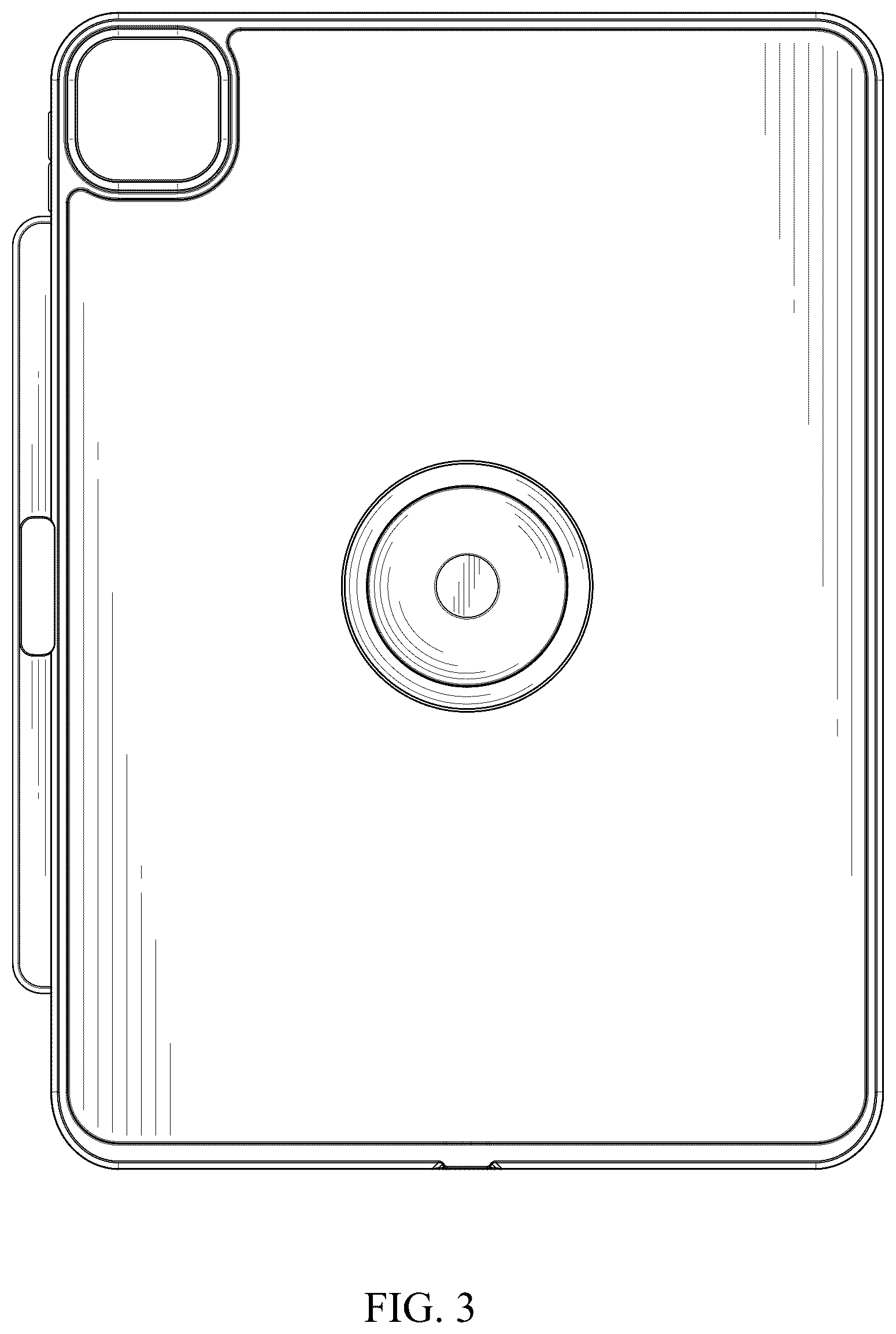 Patent USD1043696 Figure 3 – Protective case for tablet