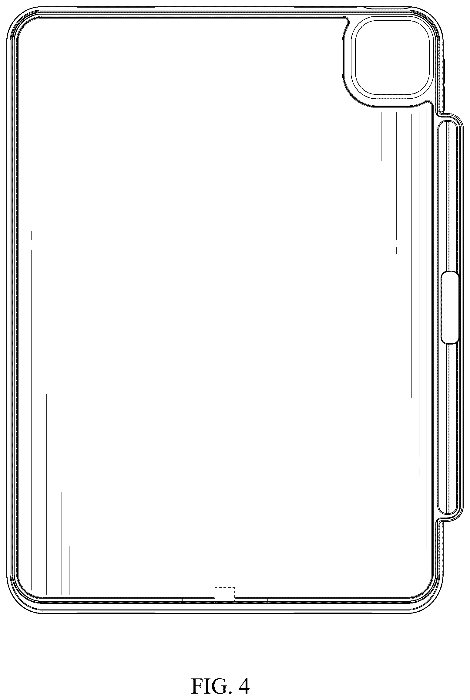 Patent USD1043696 Figure 4 – Protective case for tablet