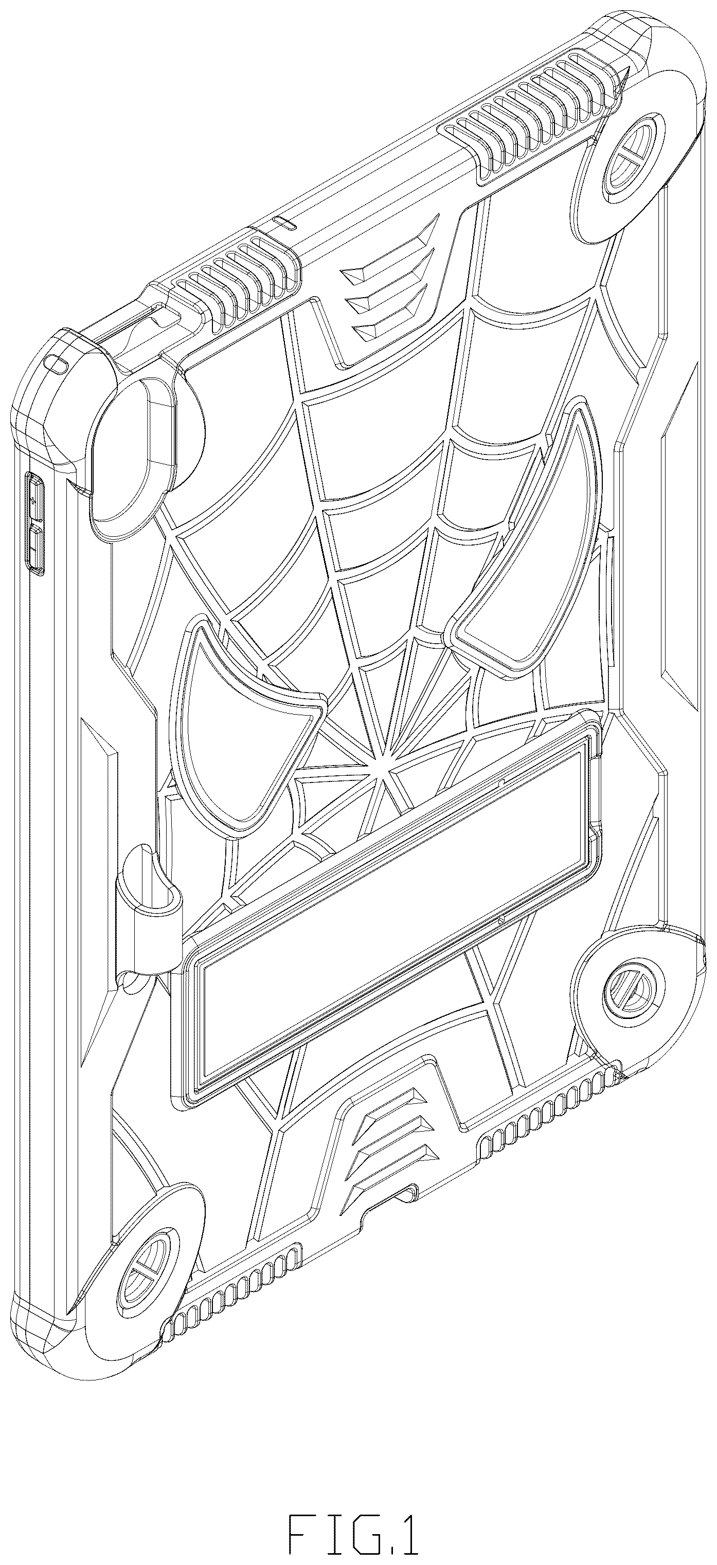 Patent USD1043697 Figure 1 – Case for portable computer