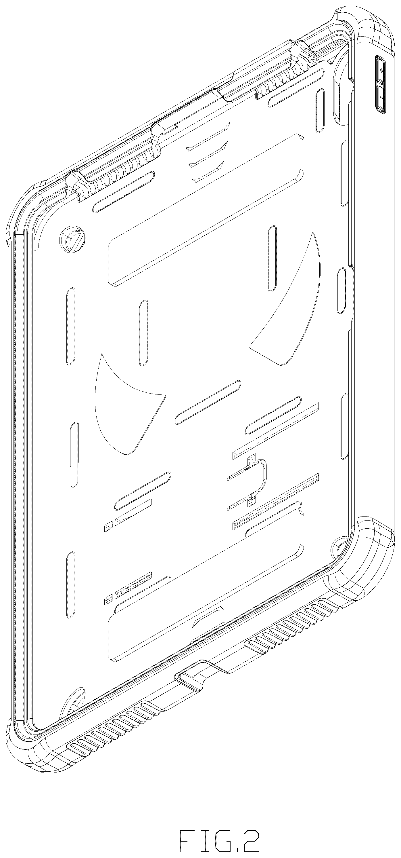 Patent USD1043697 Figure 2 – Case for portable computer