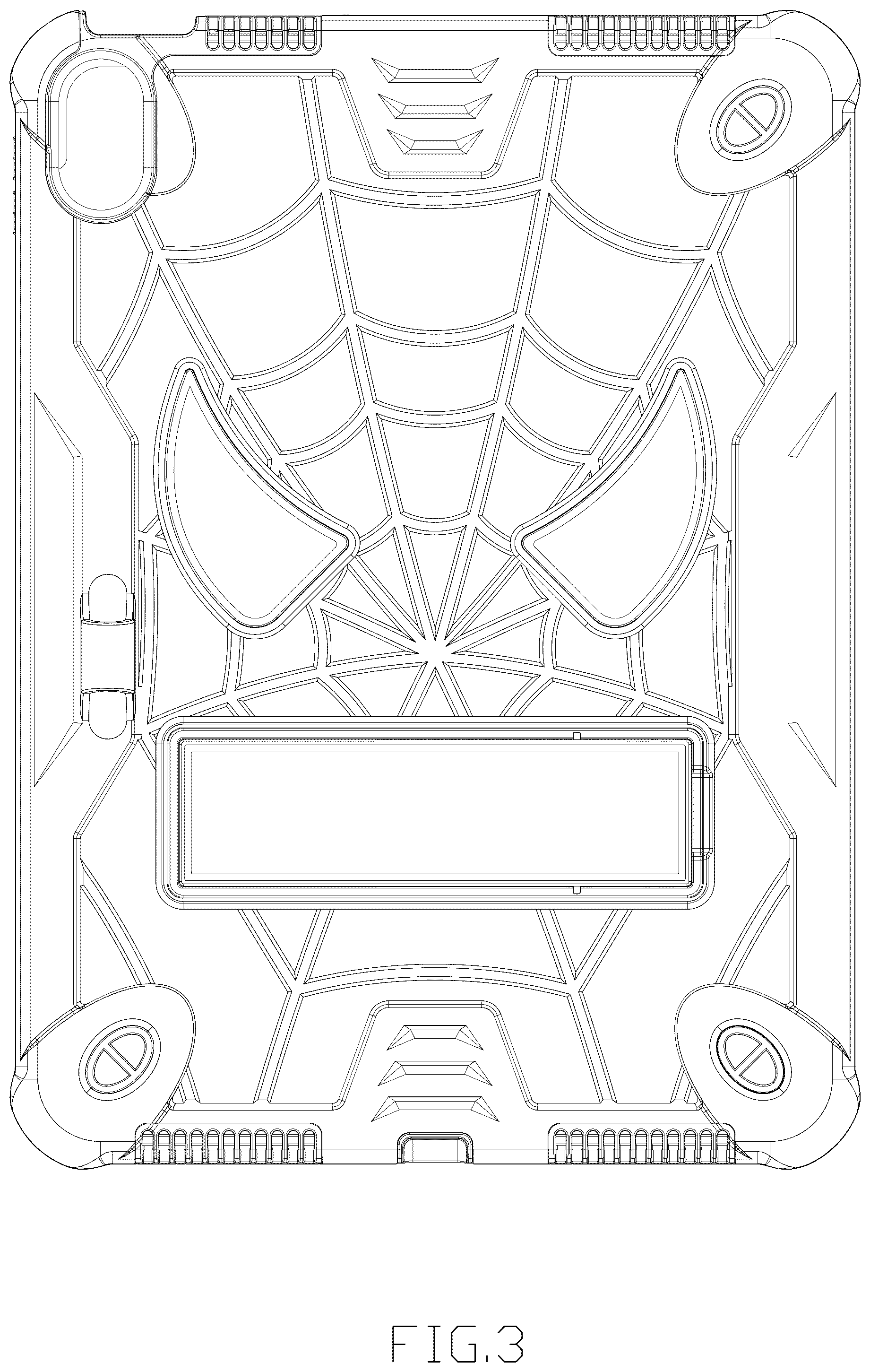 Patent USD1043697 Figure 3 – Case for portable computer