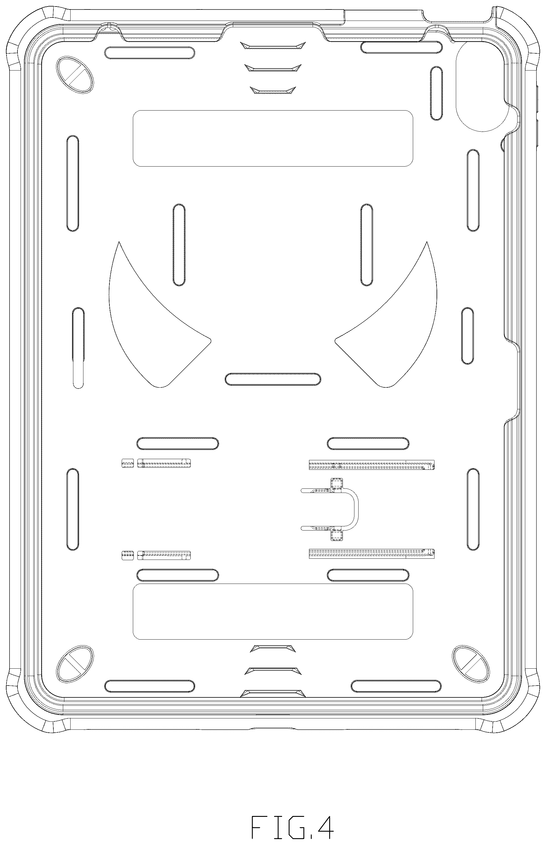Patent USD1043697 Figure 4 – Case for portable computer