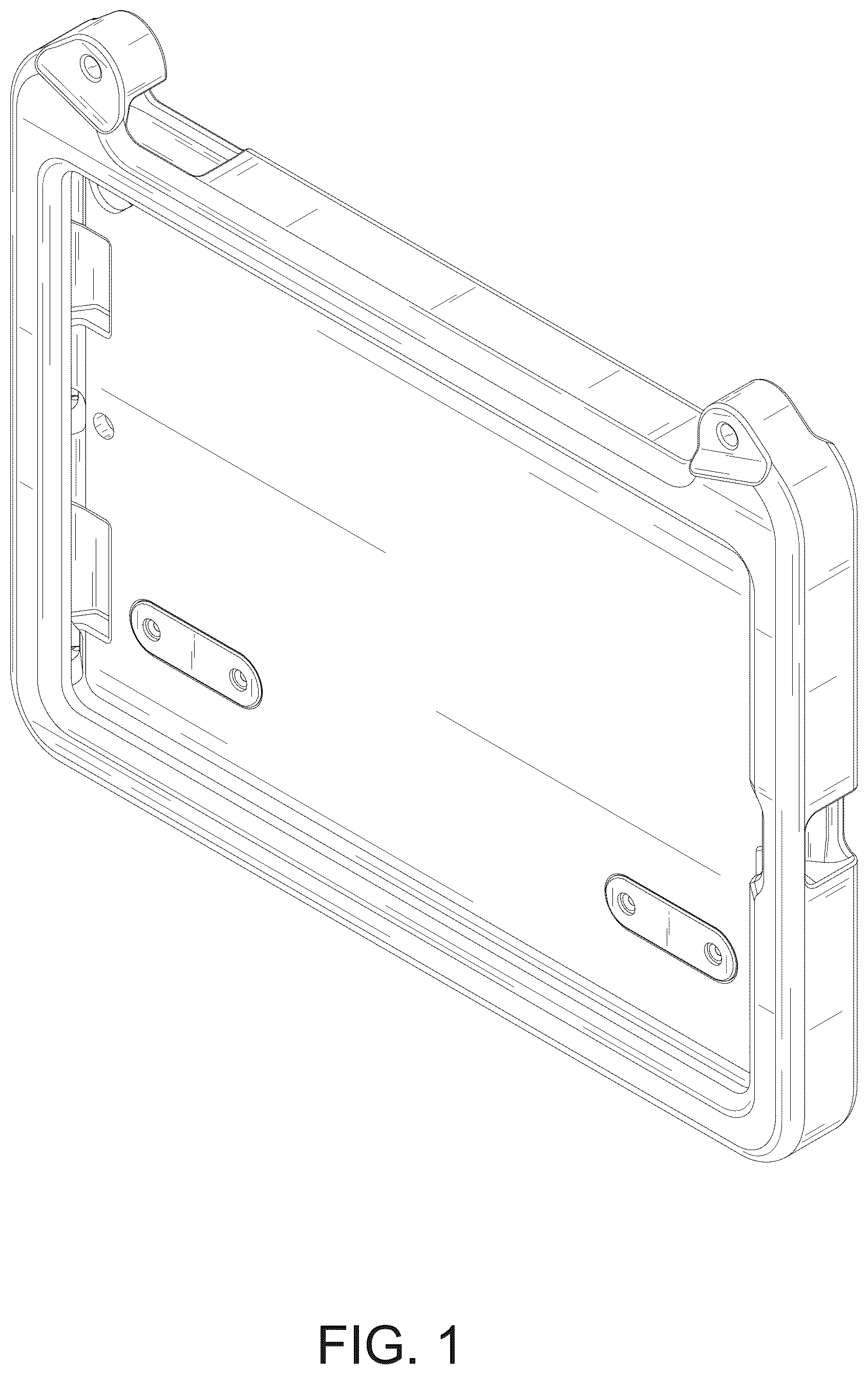 Patent USD1043698 Figure 1 – Tablet case