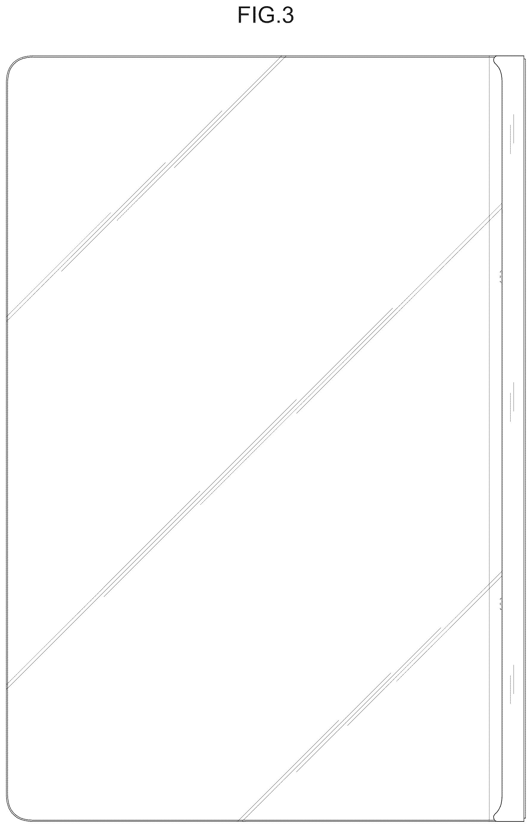 Patent USD1043699 Figure 3 – Case for electronic device