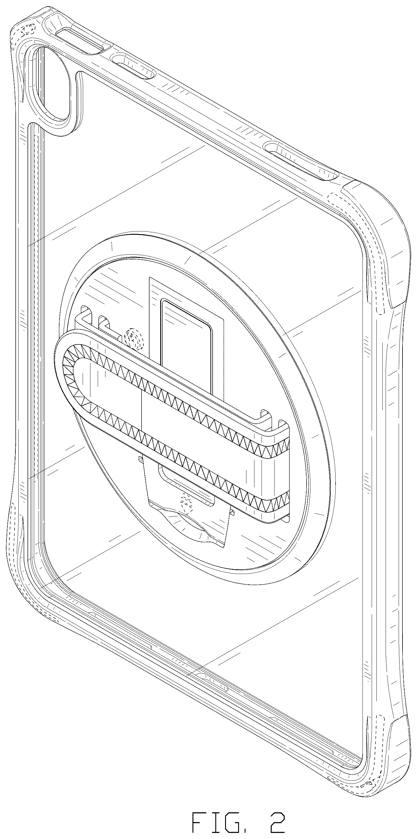 Patent USD1043700 Figure 2 – Tablet case