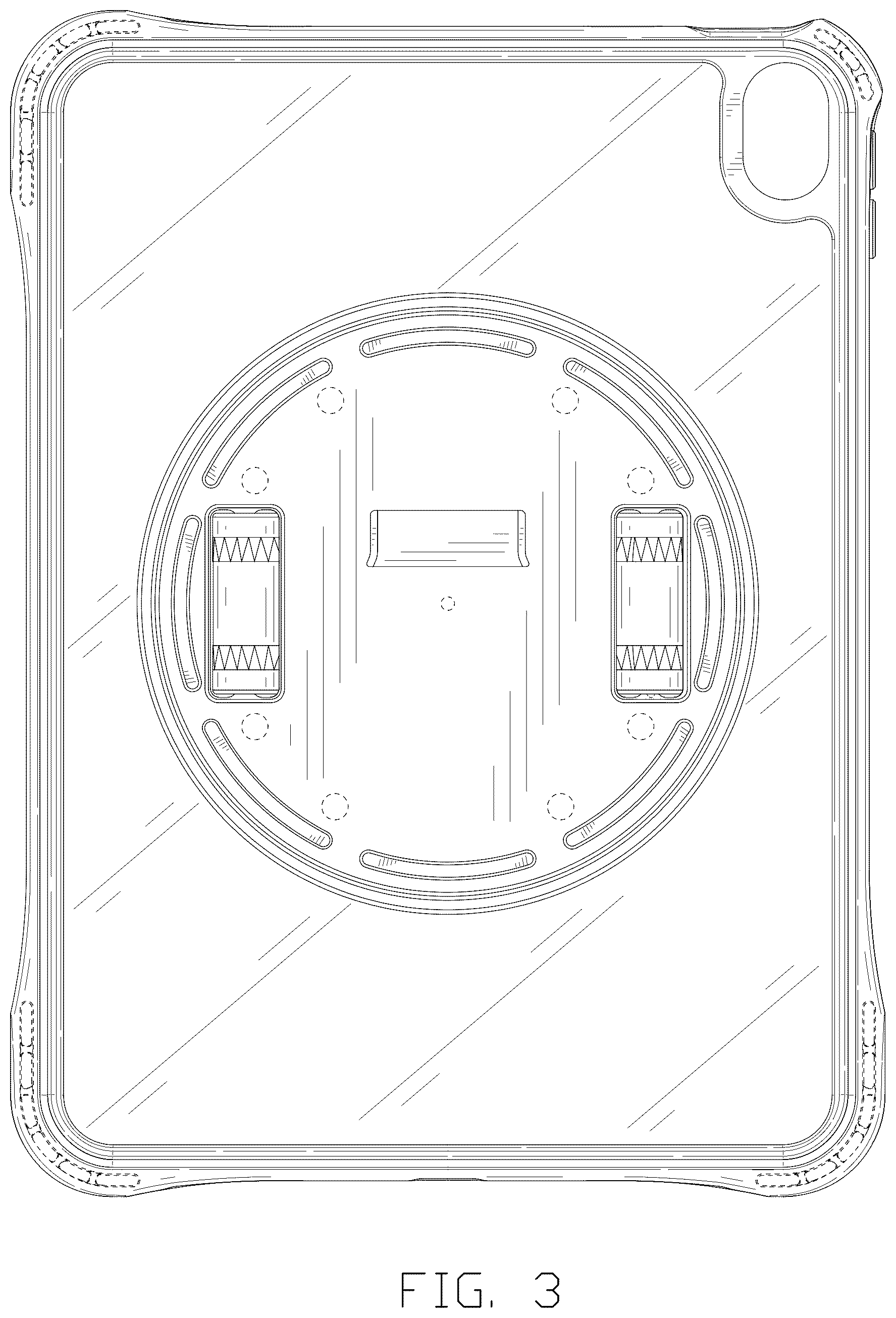 Patent USD1043700 Figure 3 – Tablet case