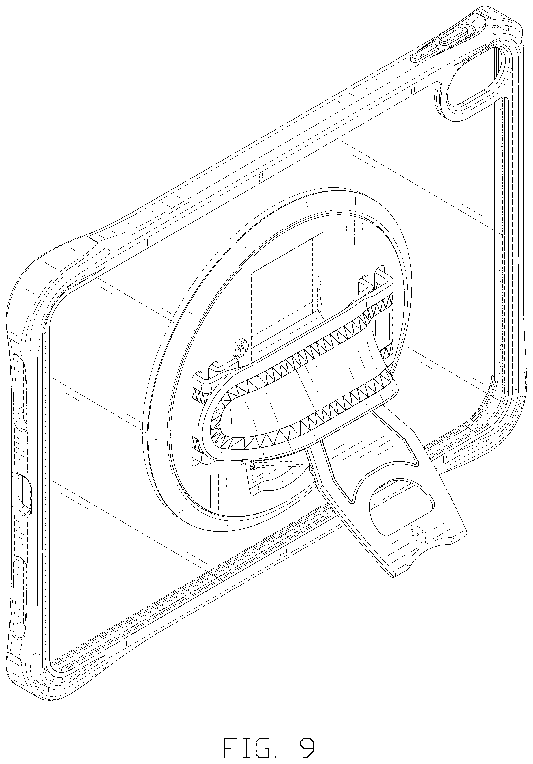 Patent USD1043700 Figure 9 – Tablet case