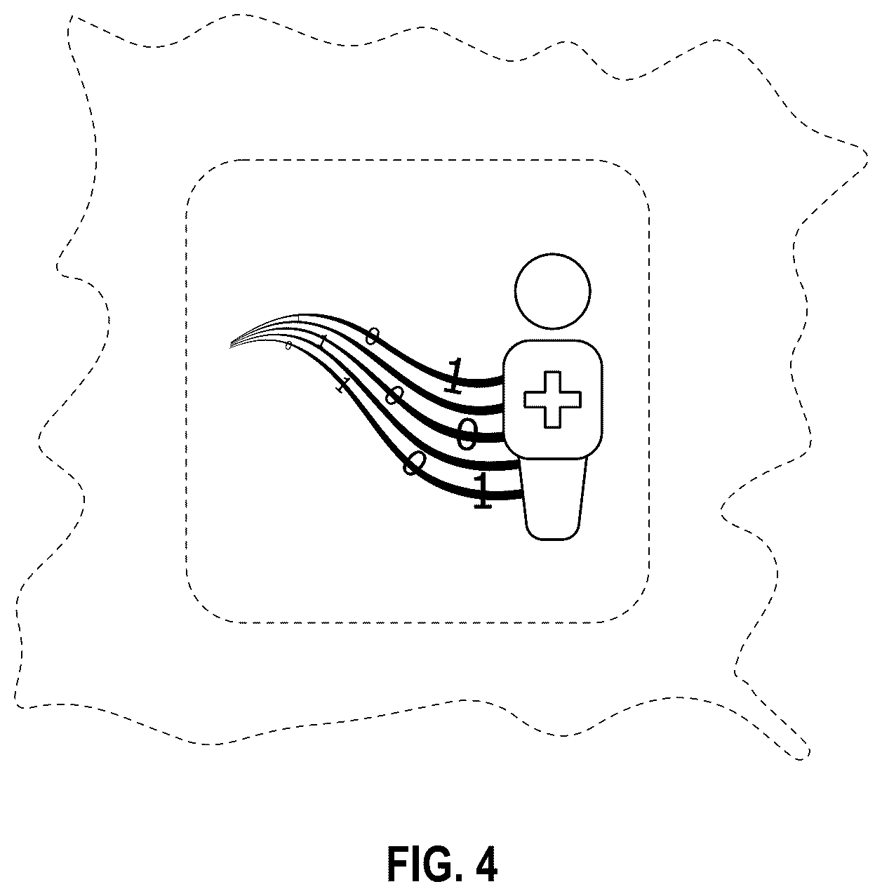 Patent USD1043708 Figure 4 – Display screen with graphical icon