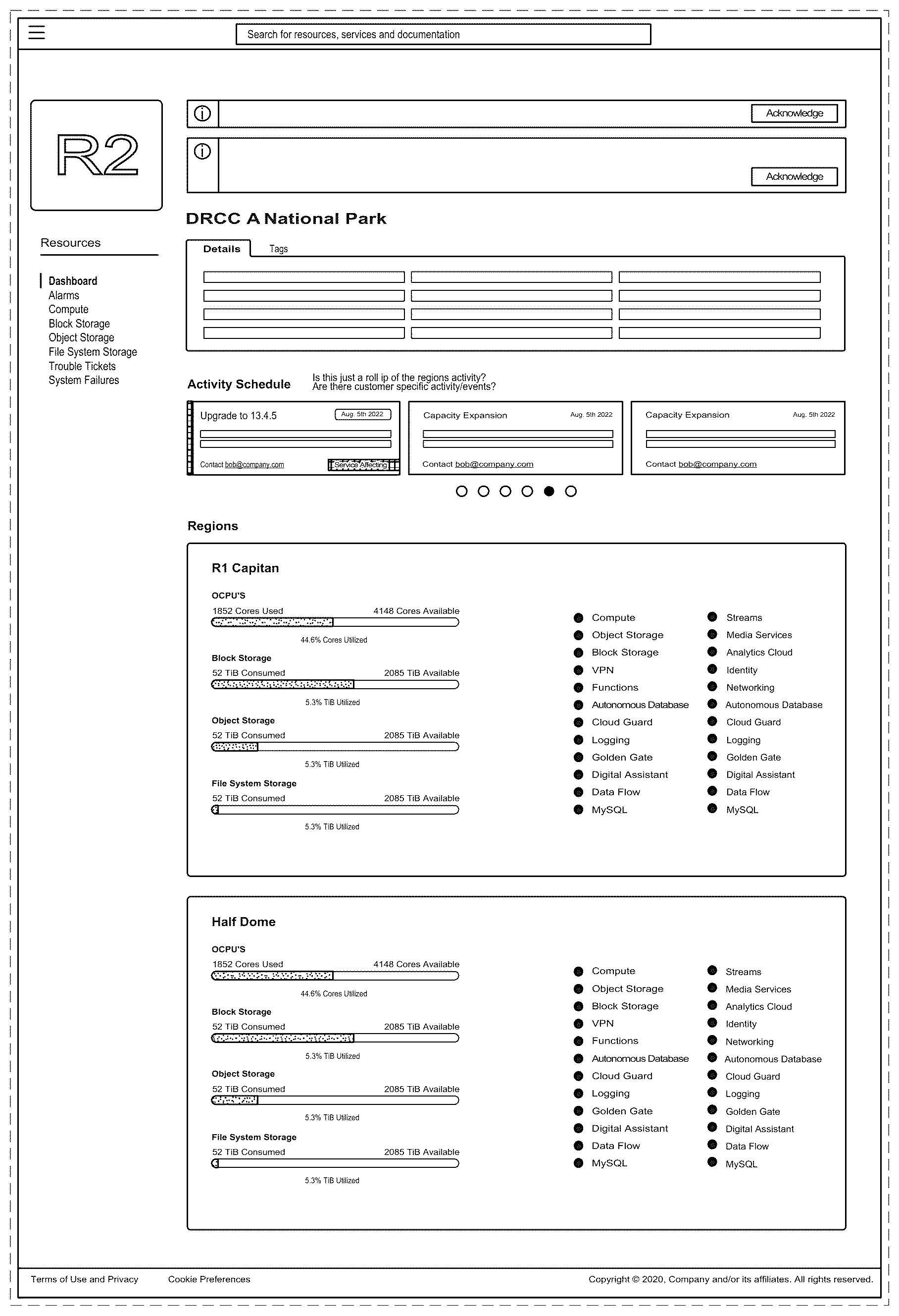 Patent USD1043716 Figure 1 – Display screen or portion thereof with graphical user interface for monitoring database activities
